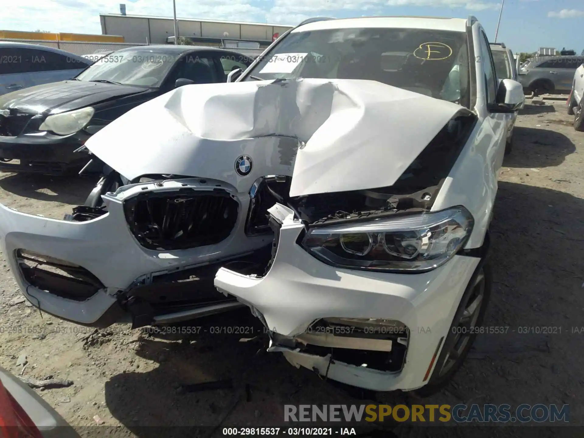 6 Фотография поврежденного автомобиля 5UXTY3C05M9E68943 BMW X3 2021