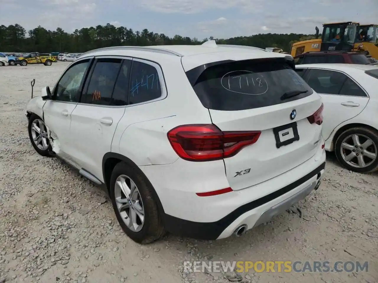 3 Photograph of a damaged car 5UXTY3C05M9F98267 BMW X3 2021