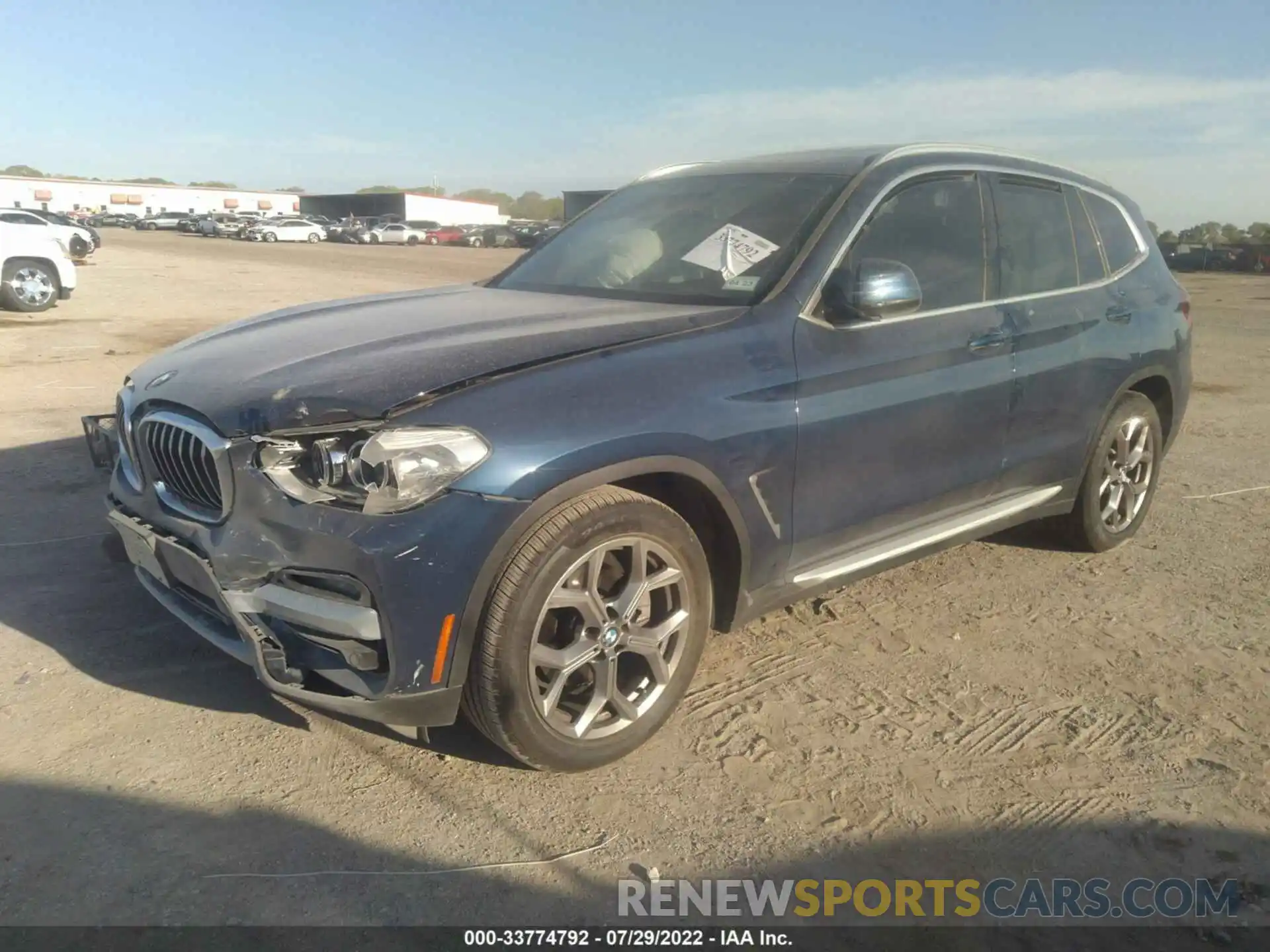 2 Photograph of a damaged car 5UXTY3C05M9G09283 BMW X3 2021