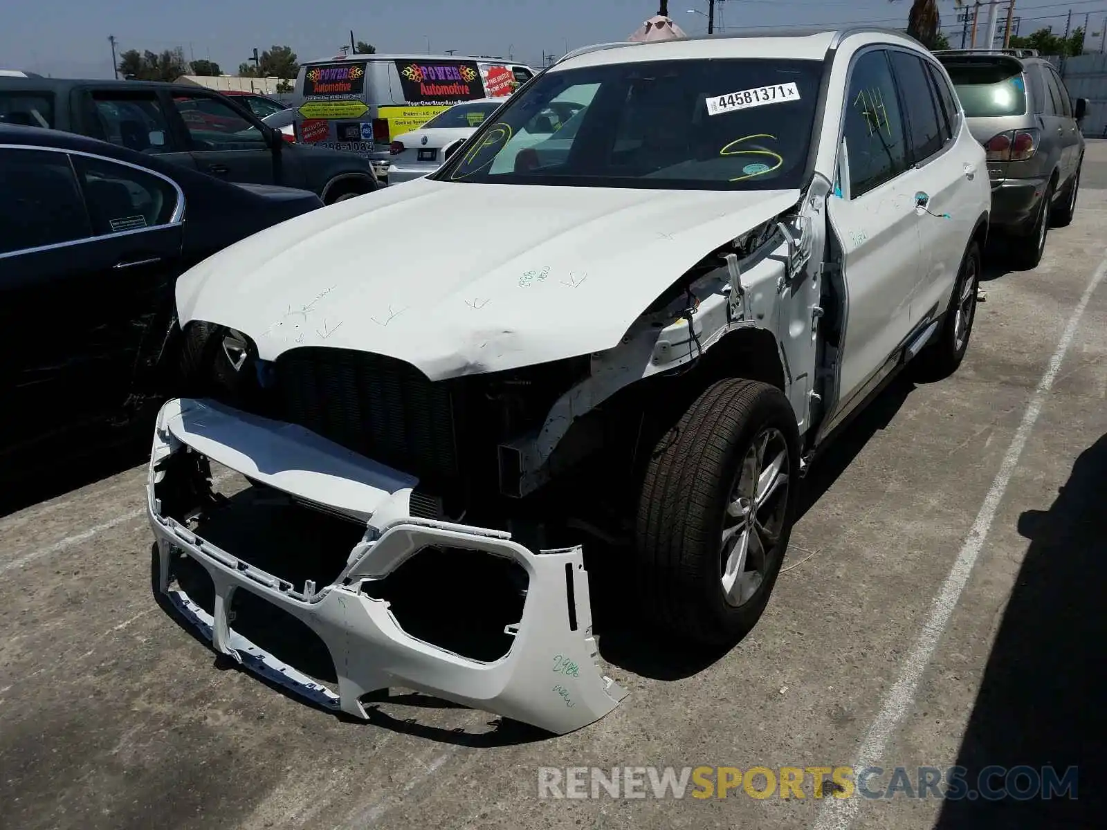 9 Photograph of a damaged car 5UXTY3C05M9G12135 BMW X3 2021