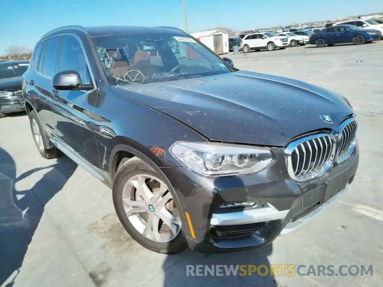 1 Photograph of a damaged car 5UXTY3C05M9G56443 BMW X3 2021