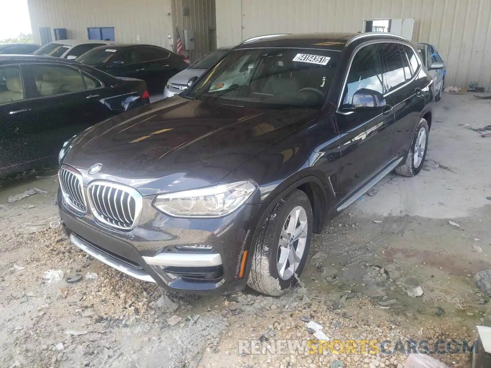 2 Photograph of a damaged car 5UXTY3C05M9H10114 BMW X3 2021