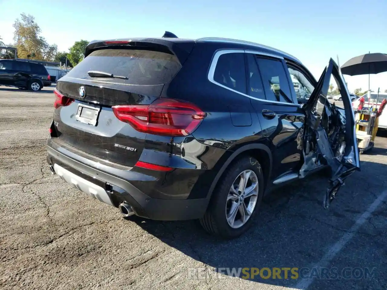 4 Photograph of a damaged car 5UXTY3C05M9H37782 BMW X3 2021