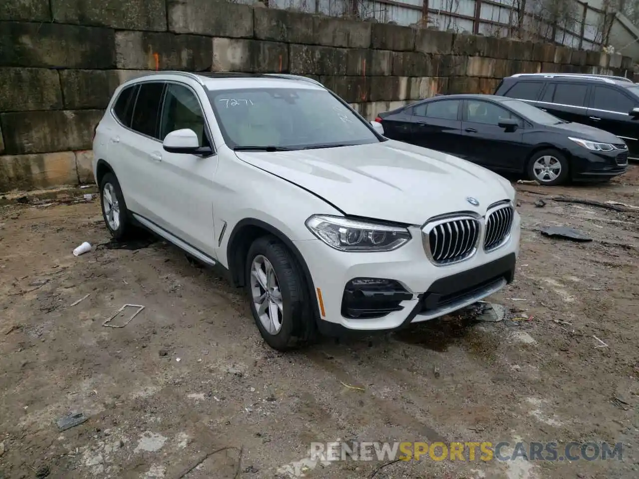 1 Photograph of a damaged car 5UXTY3C05M9H97271 BMW X3 2021