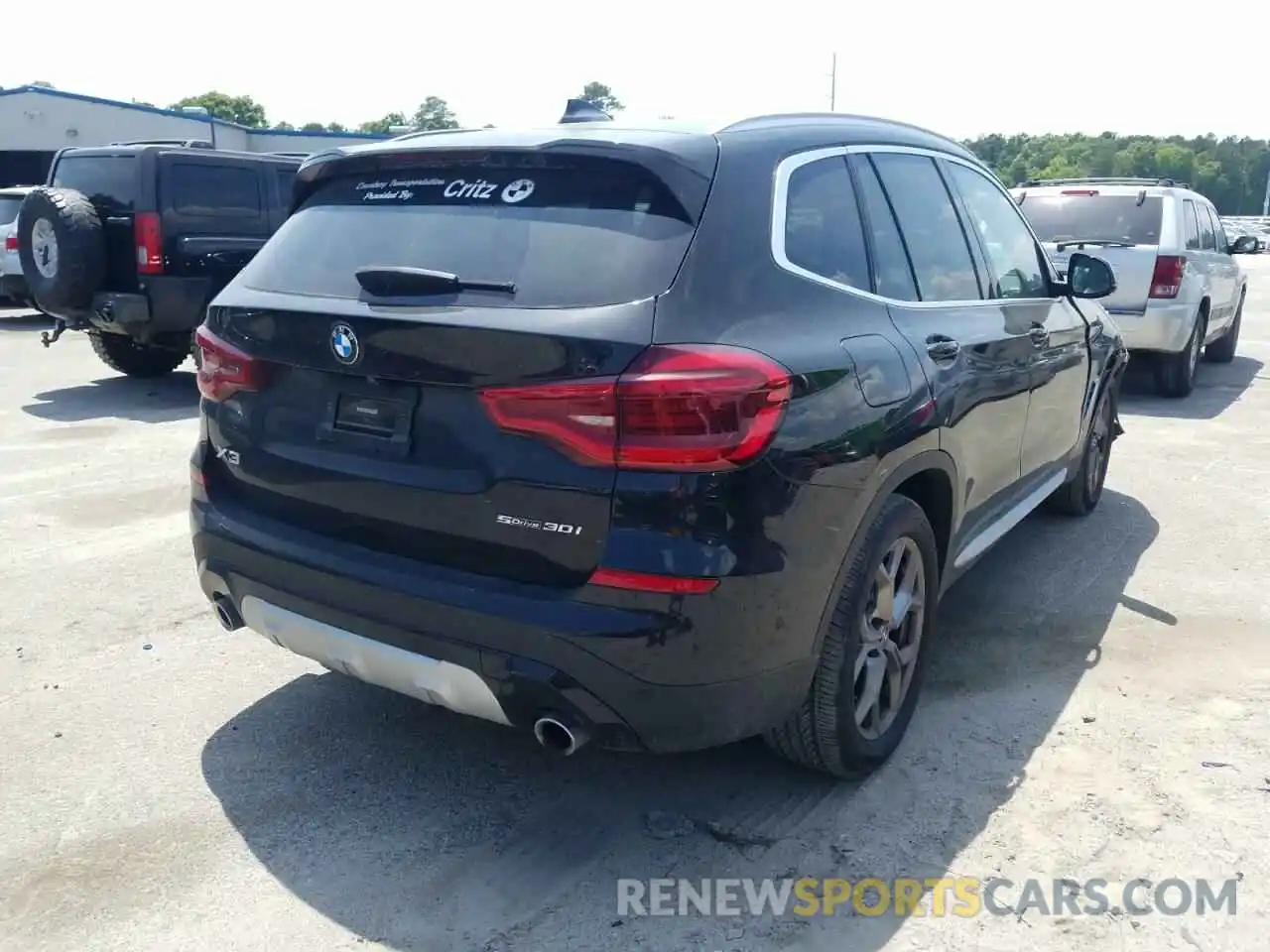 4 Фотография поврежденного автомобиля 5UXTY3C06M9E67204 BMW X3 2021