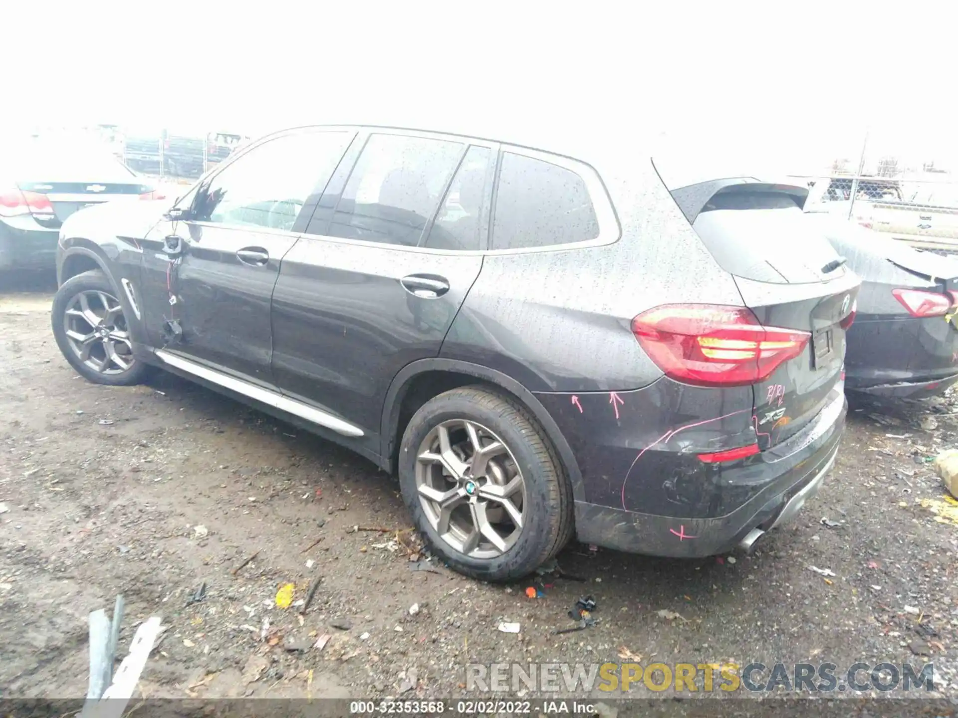 3 Photograph of a damaged car 5UXTY3C06M9E72922 BMW X3 2021