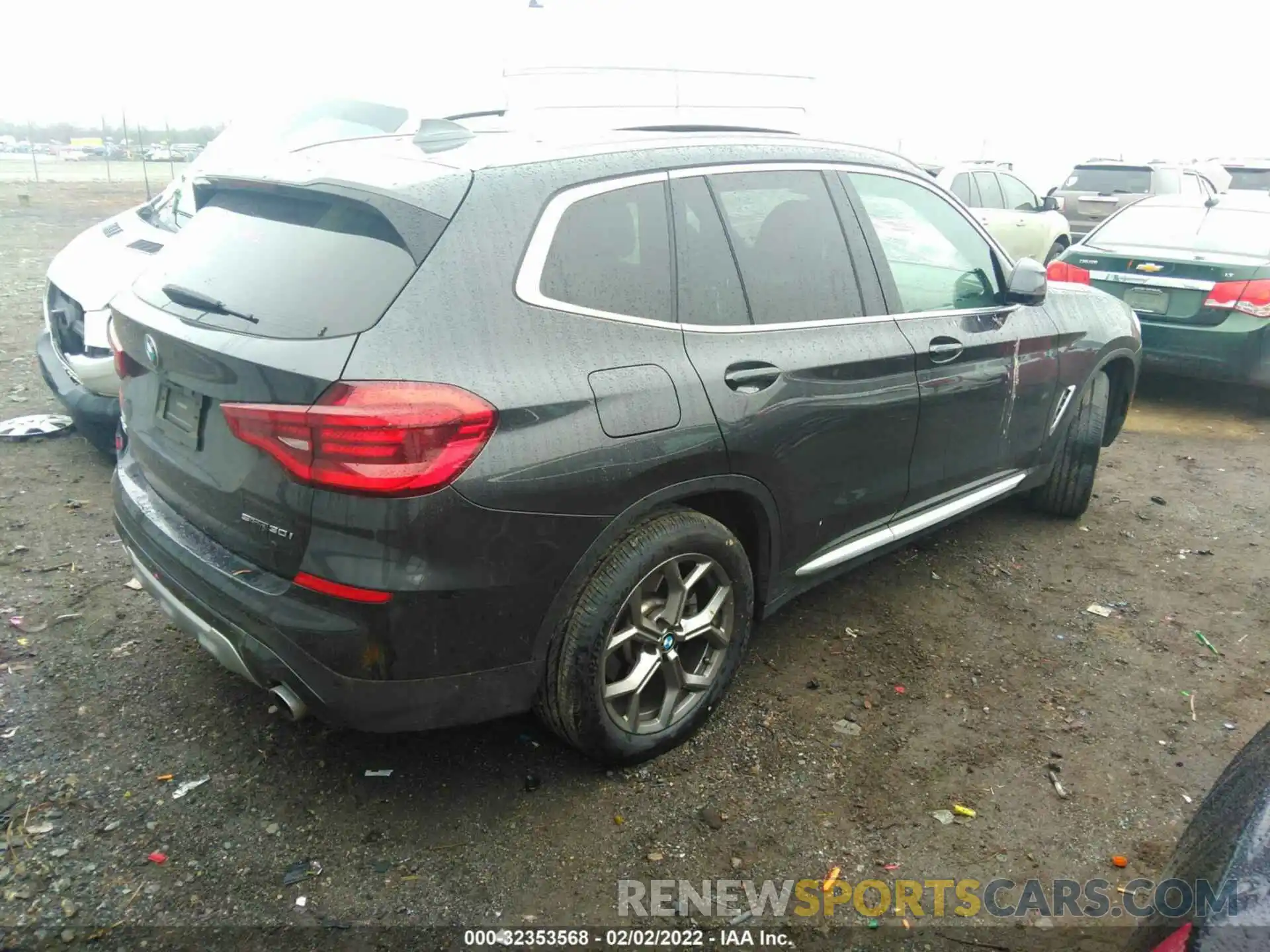 4 Фотография поврежденного автомобиля 5UXTY3C06M9E72922 BMW X3 2021