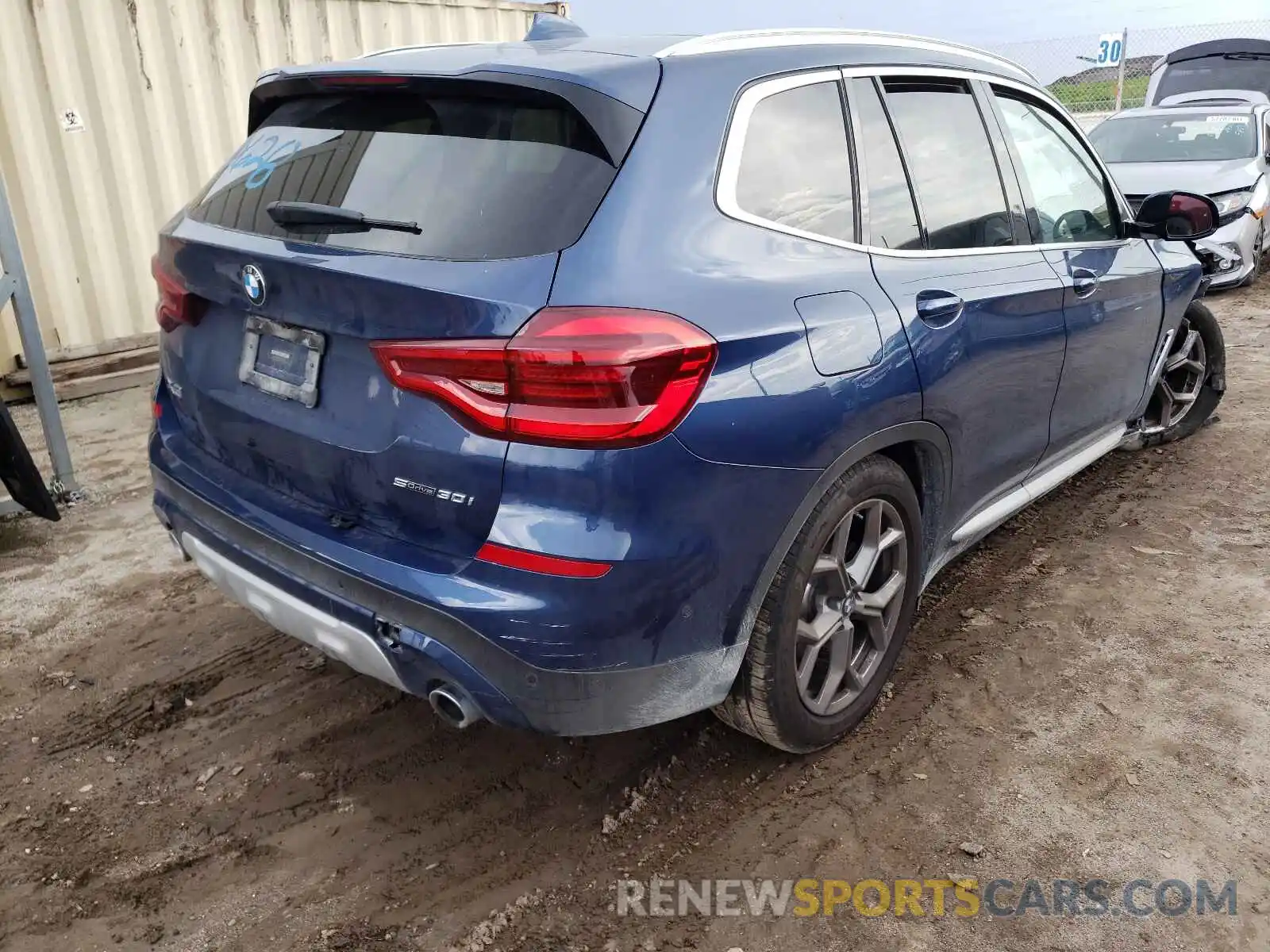 4 Фотография поврежденного автомобиля 5UXTY3C06M9F20628 BMW X3 2021