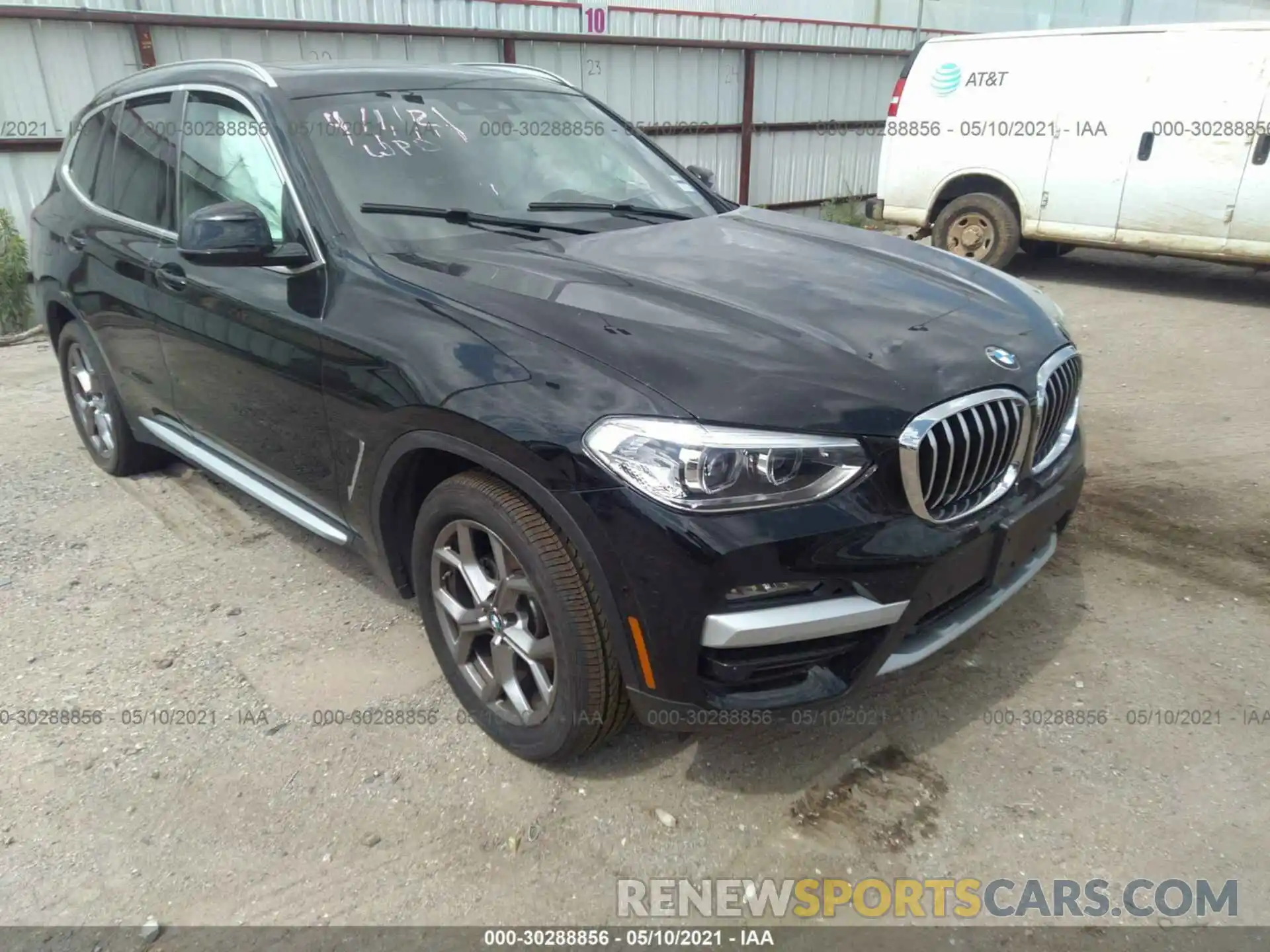 1 Photograph of a damaged car 5UXTY3C06M9F64841 BMW X3 2021