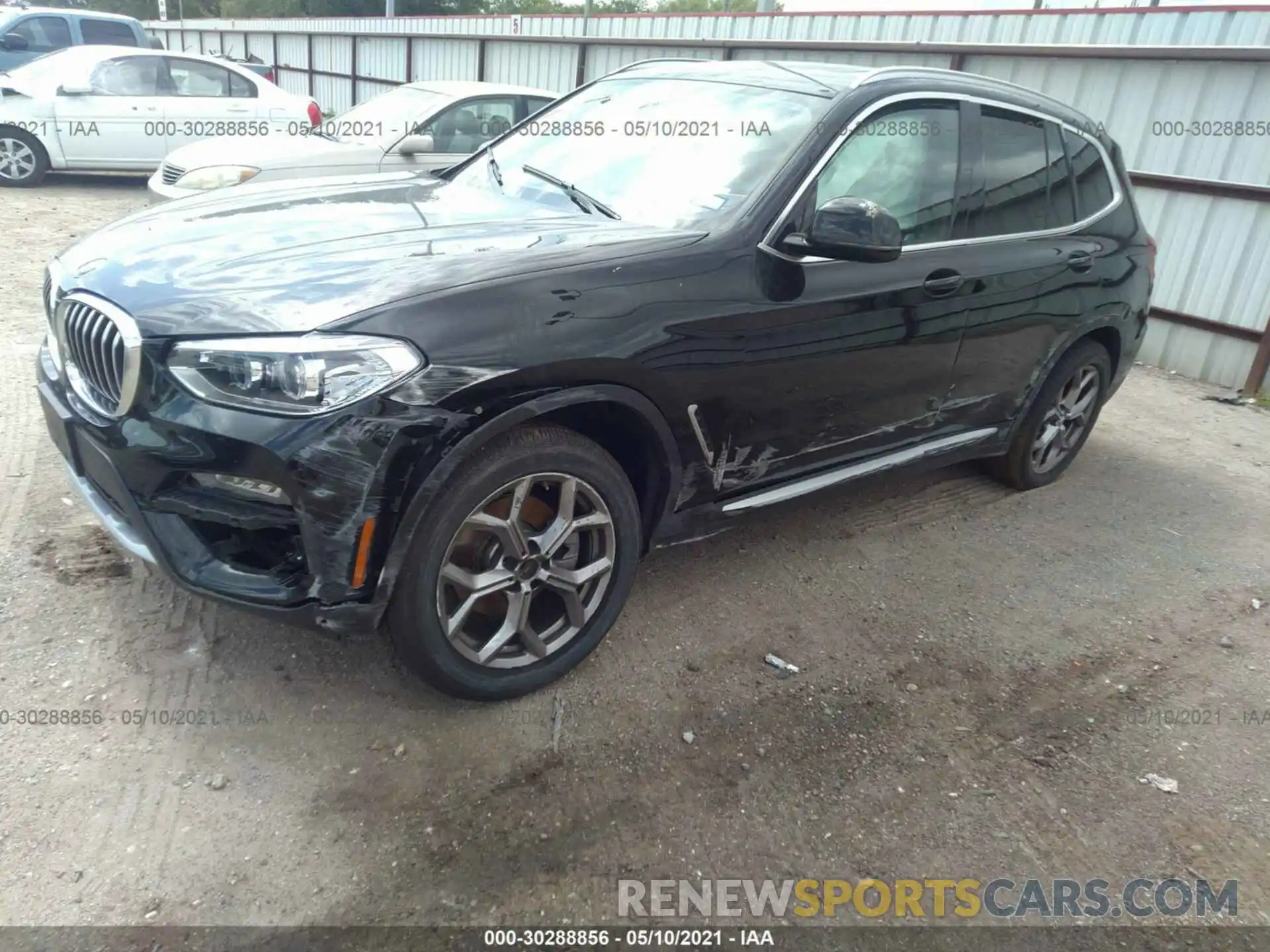 2 Photograph of a damaged car 5UXTY3C06M9F64841 BMW X3 2021