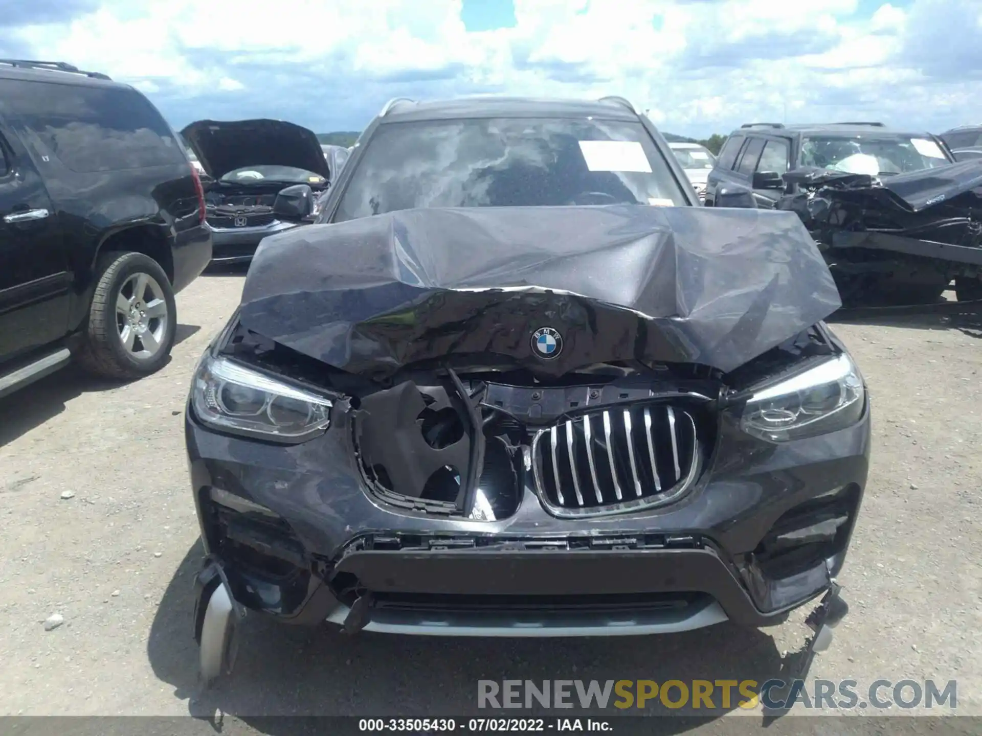 6 Photograph of a damaged car 5UXTY3C06M9G42079 BMW X3 2021