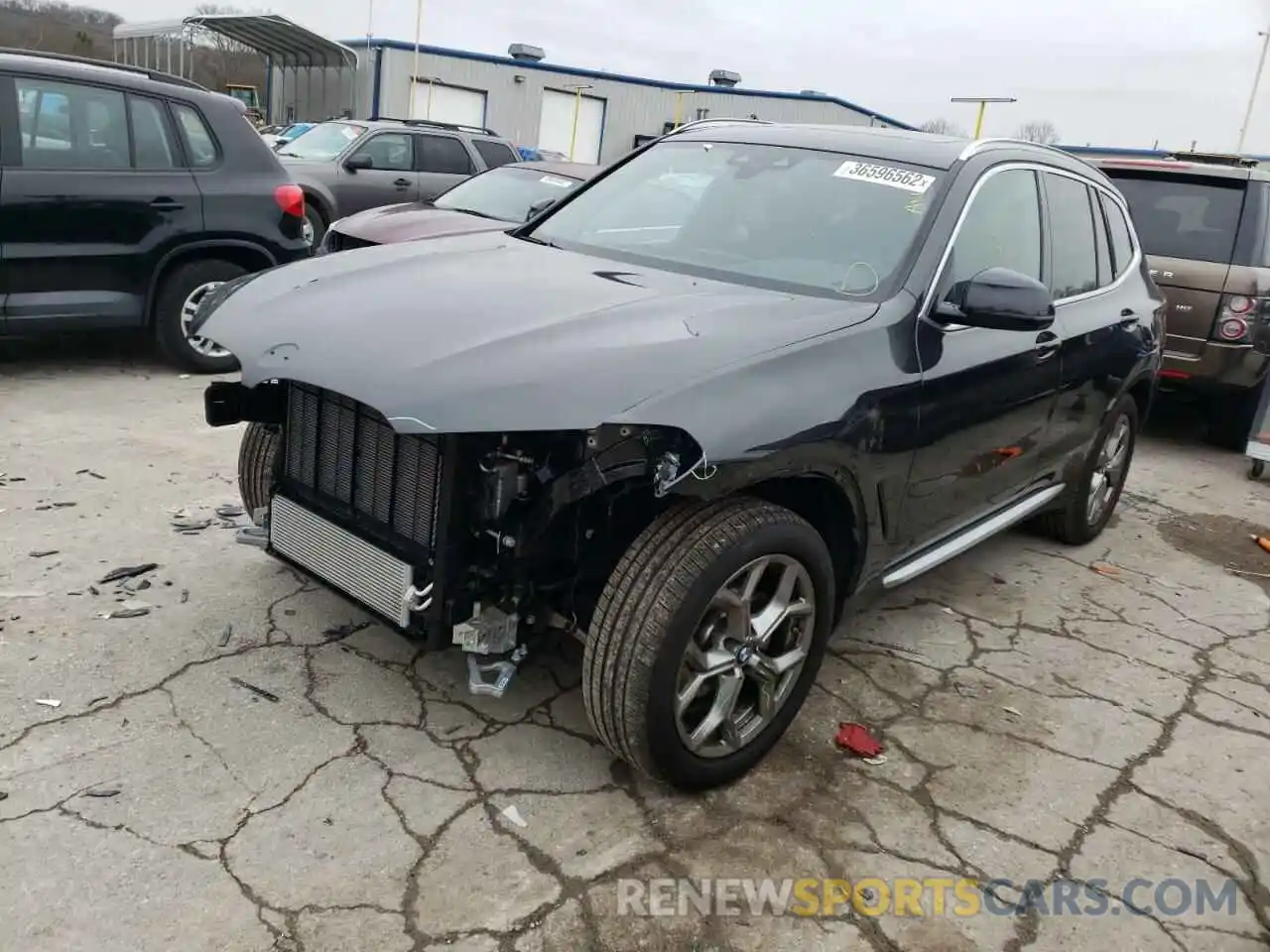 2 Фотография поврежденного автомобиля 5UXTY3C06M9G47363 BMW X3 2021