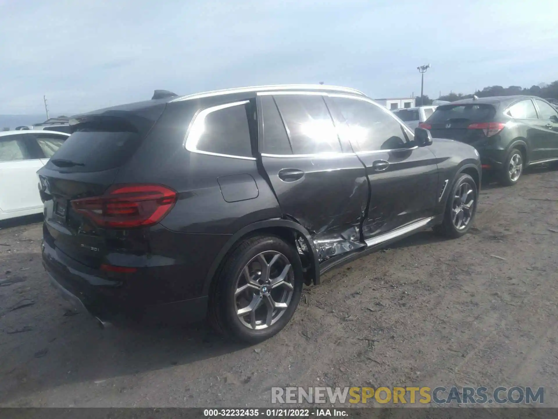 4 Фотография поврежденного автомобиля 5UXTY3C07M9D85093 BMW X3 2021