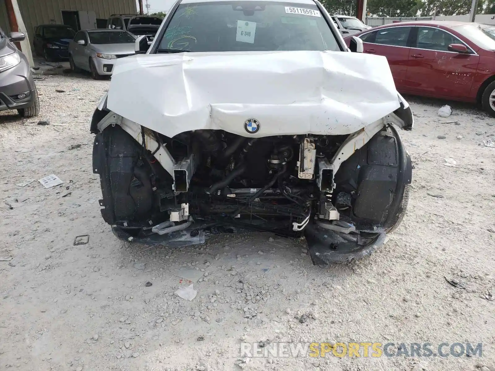 9 Photograph of a damaged car 5UXTY3C07M9E25365 BMW X3 2021