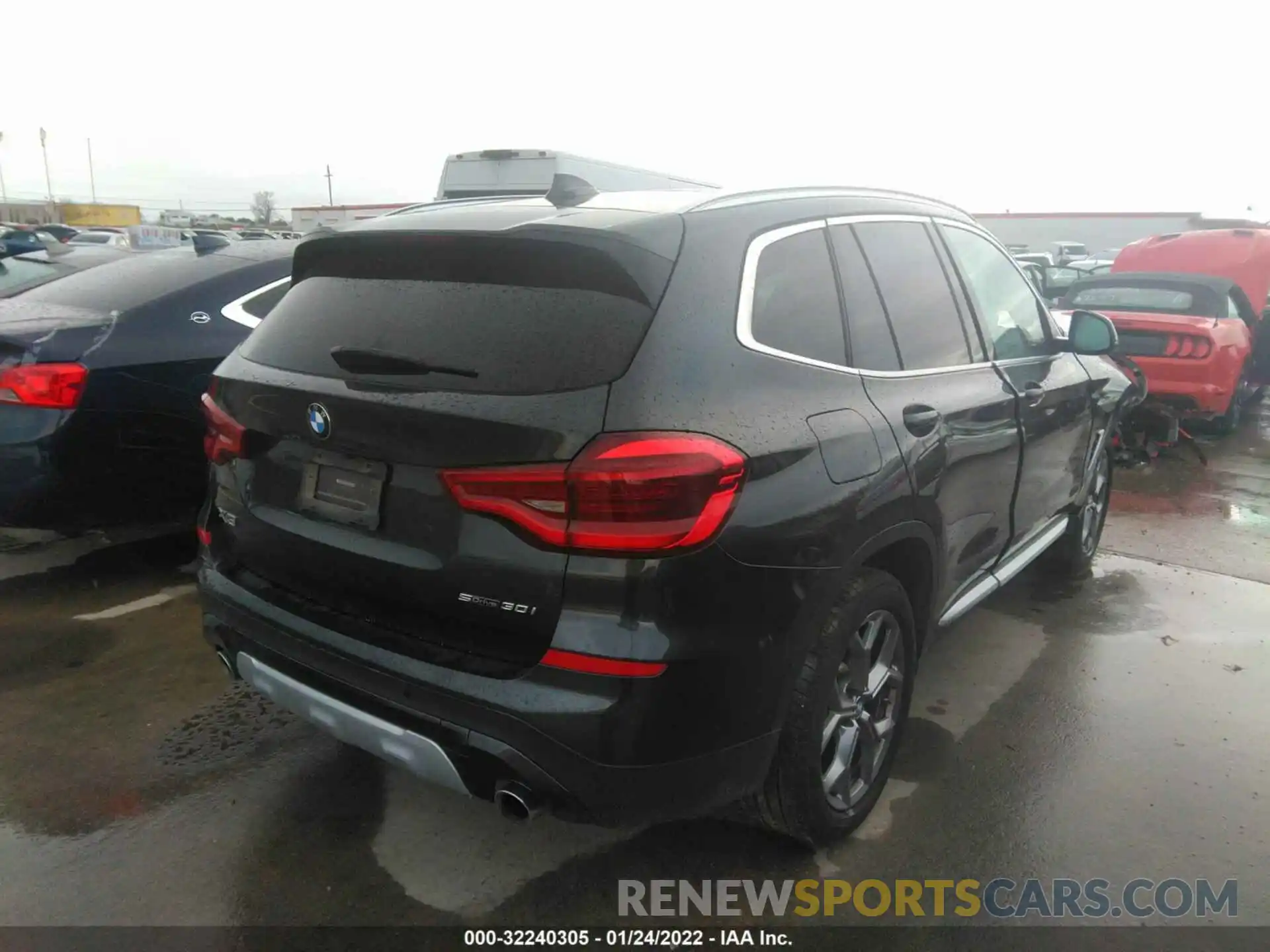 4 Фотография поврежденного автомобиля 5UXTY3C07M9F68574 BMW X3 2021