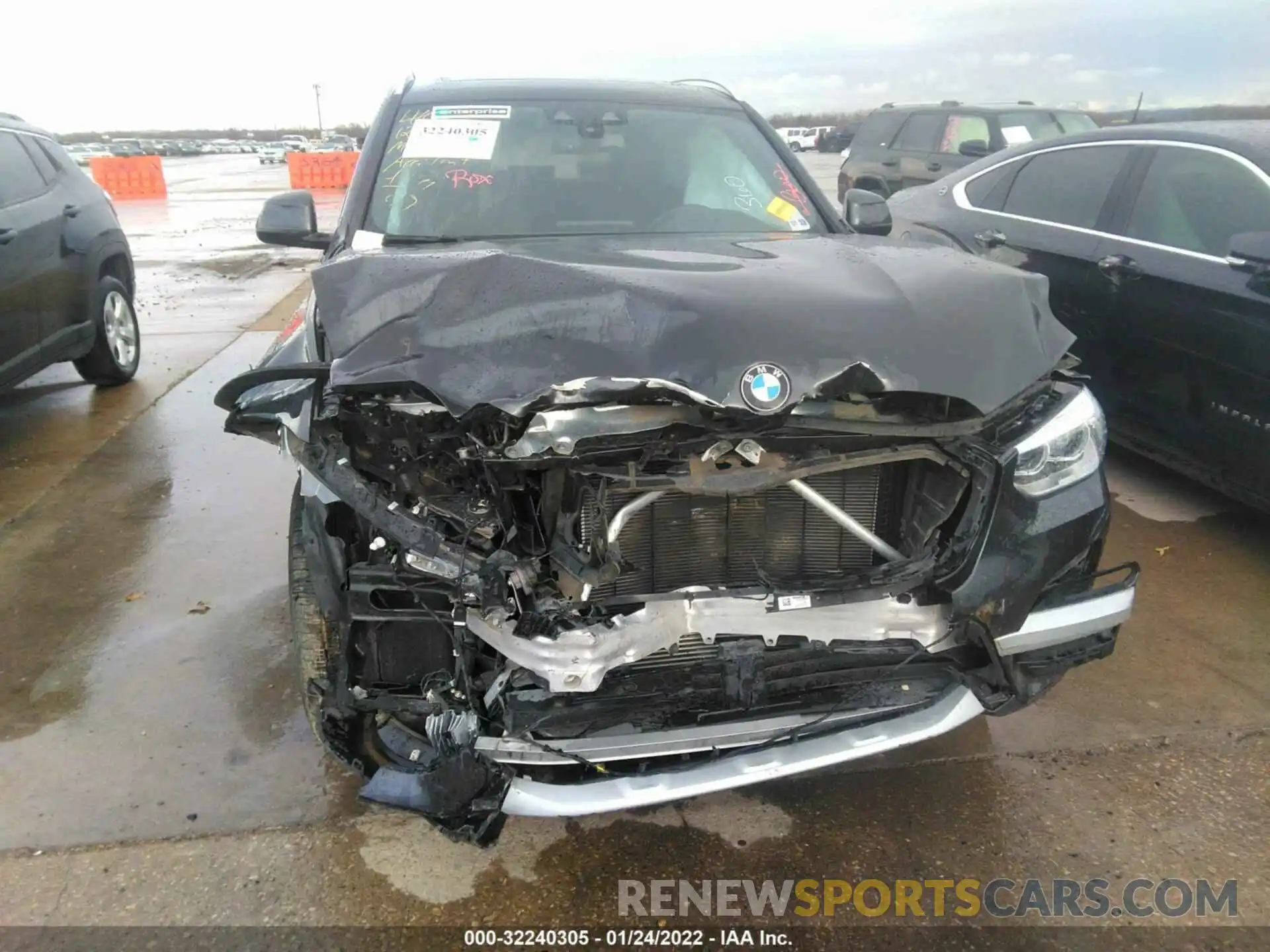 6 Photograph of a damaged car 5UXTY3C07M9F68574 BMW X3 2021