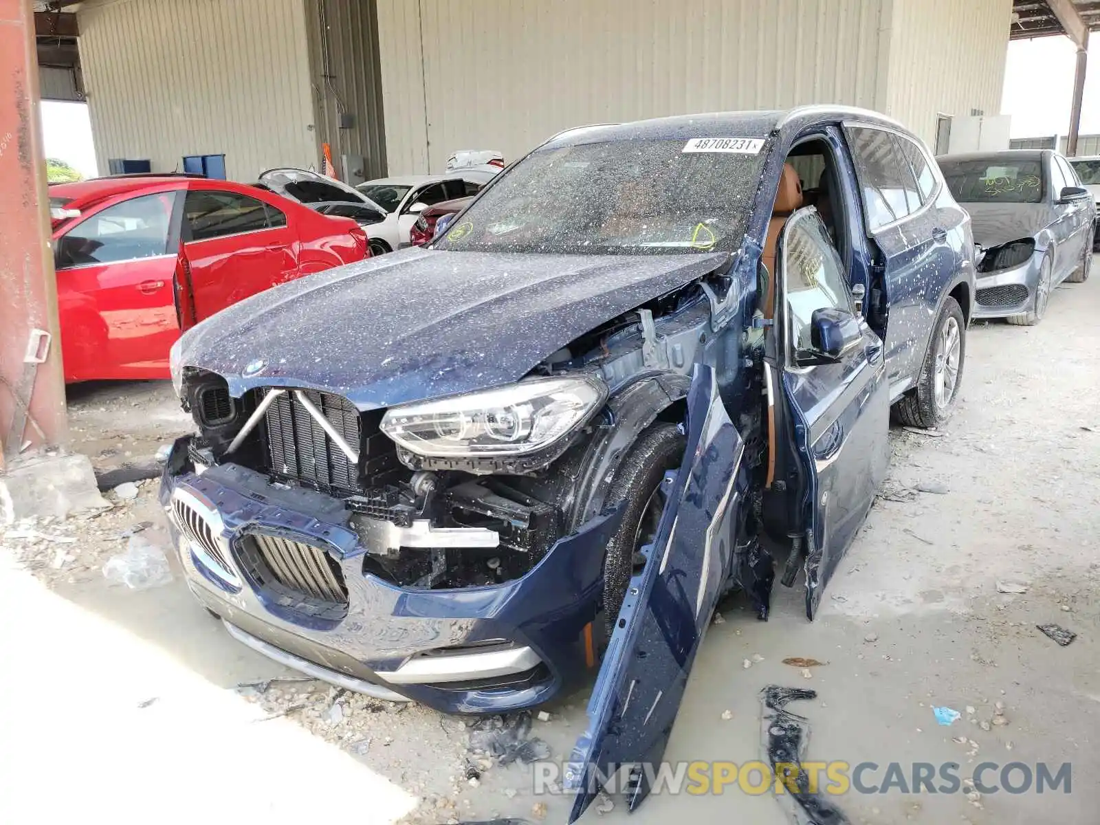 9 Photograph of a damaged car 5UXTY3C07M9F94074 BMW X3 2021