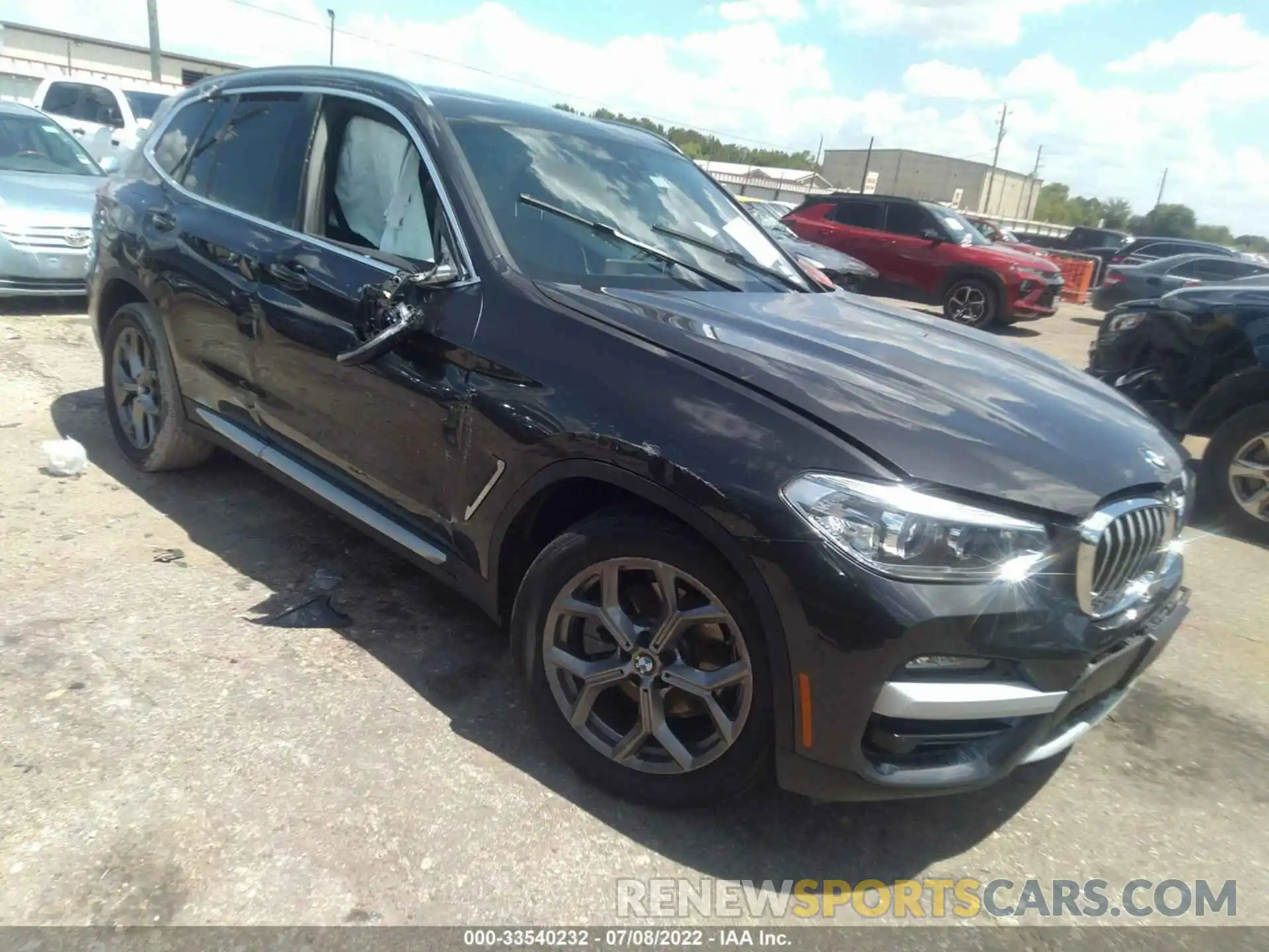 1 Фотография поврежденного автомобиля 5UXTY3C07M9H48797 BMW X3 2021