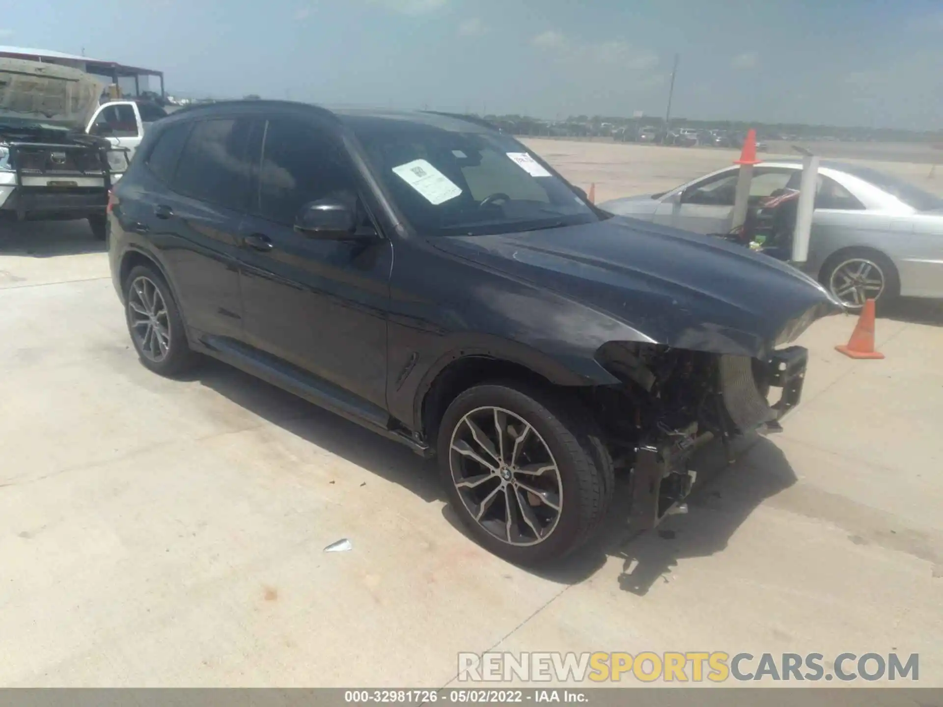 1 Photograph of a damaged car 5UXTY3C07M9H55183 BMW X3 2021