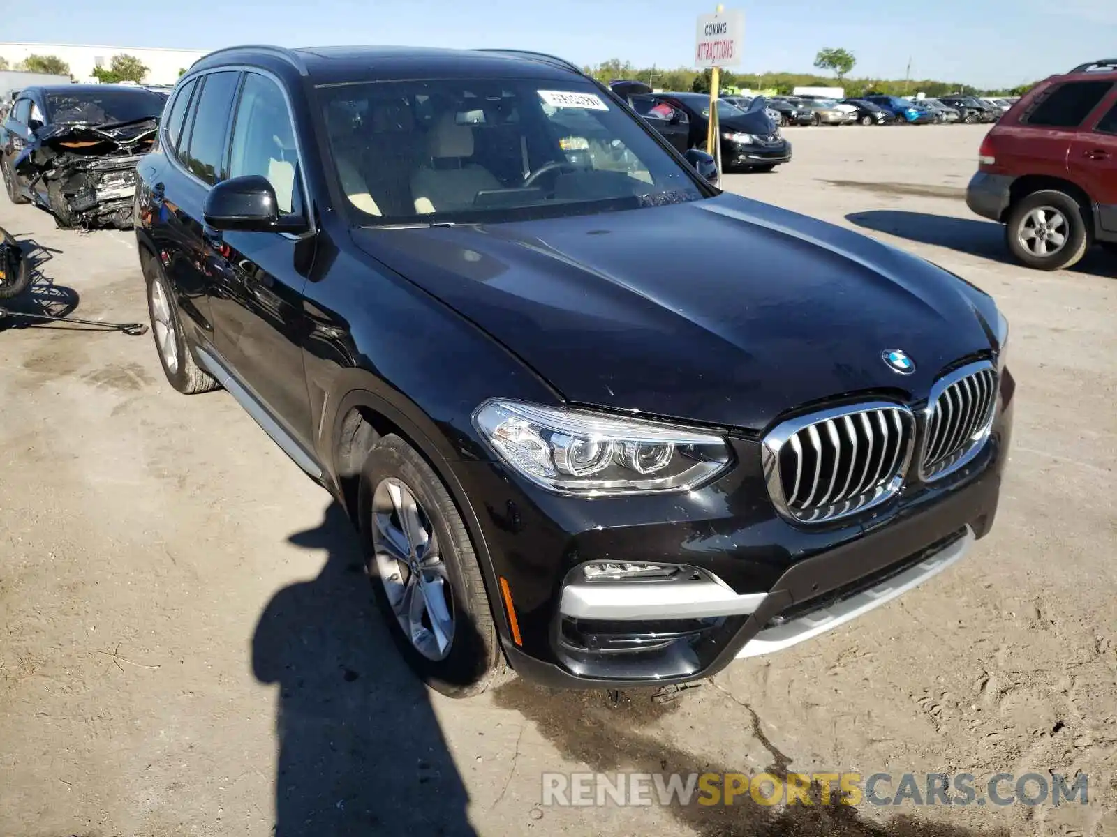 1 Photograph of a damaged car 5UXTY3C07M9H99264 BMW X3 2021