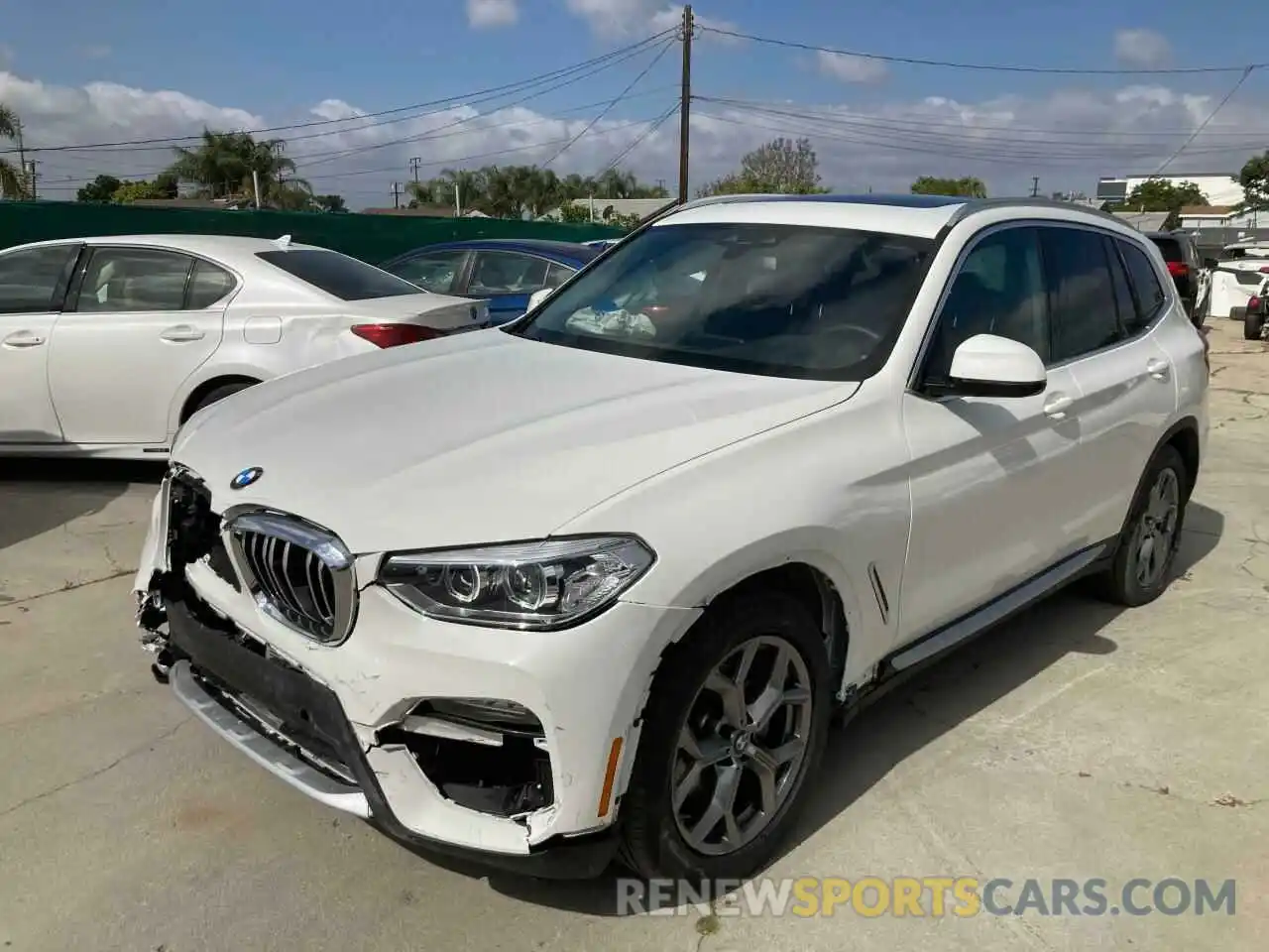 2 Photograph of a damaged car 5UXTY3C08M9F04592 BMW X3 2021