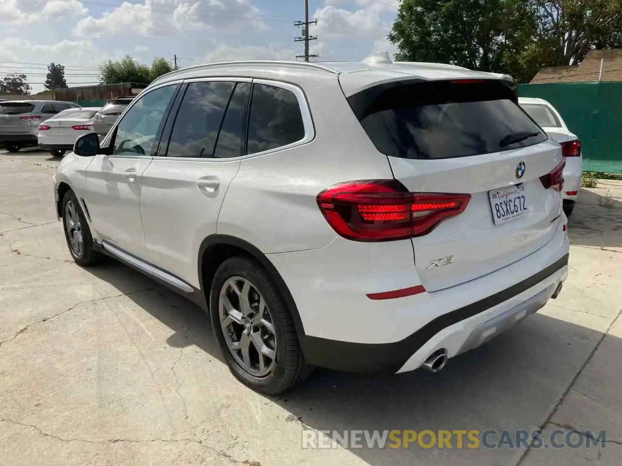 3 Photograph of a damaged car 5UXTY3C08M9F04592 BMW X3 2021