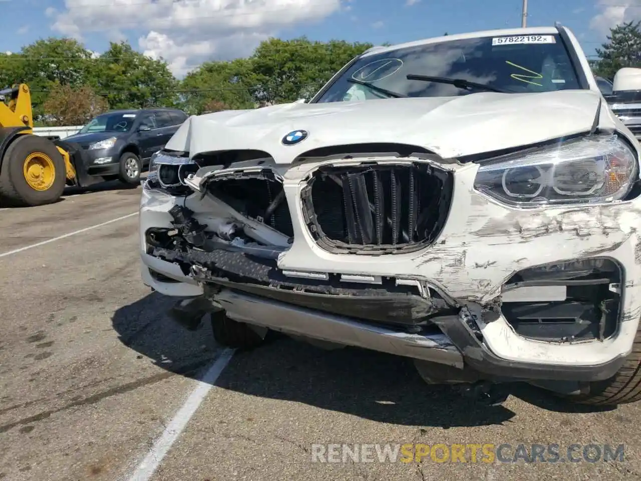 9 Photograph of a damaged car 5UXTY3C08M9F68311 BMW X3 2021