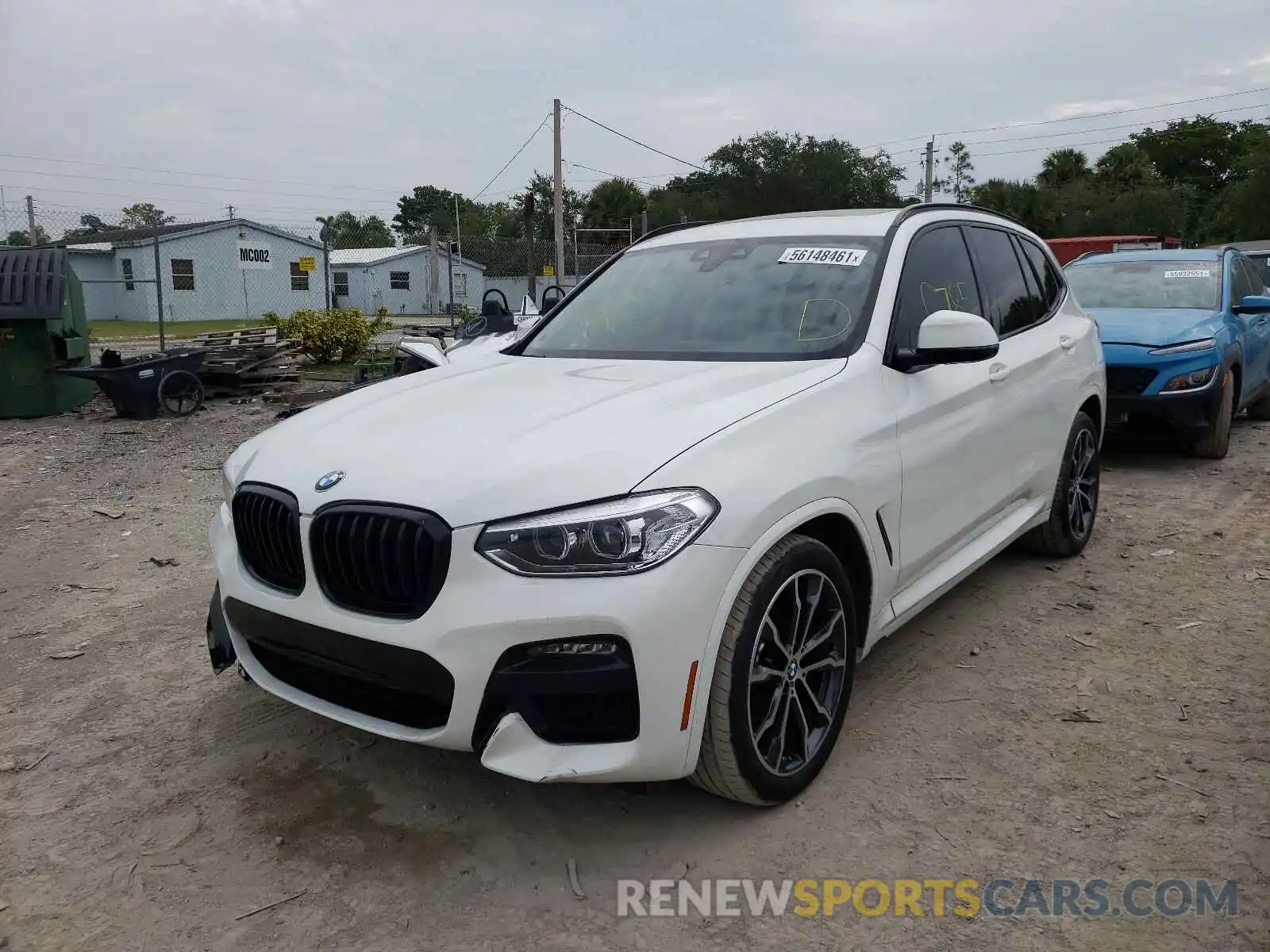 2 Фотография поврежденного автомобиля 5UXTY3C08M9F93810 BMW X3 2021