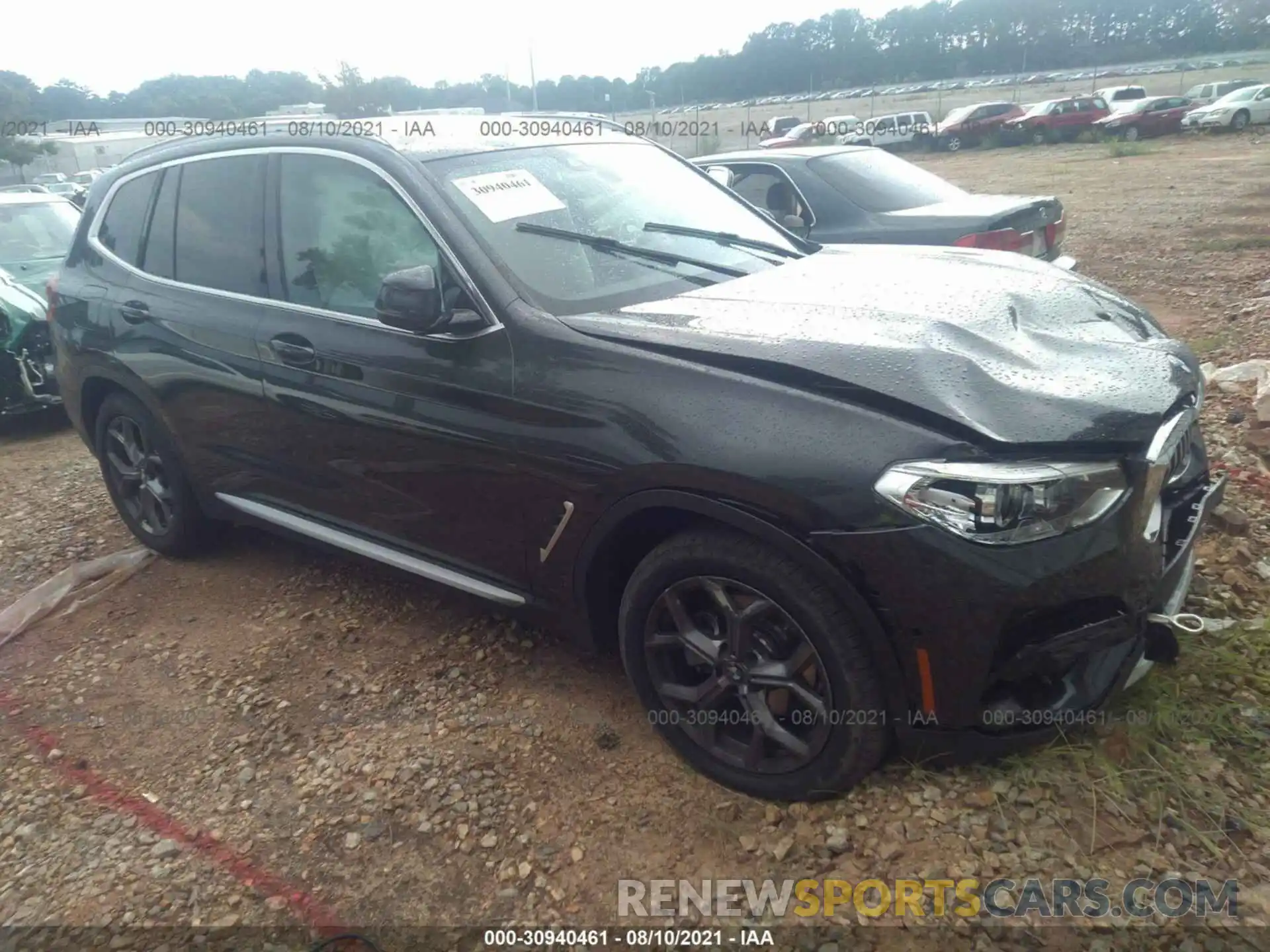 1 Photograph of a damaged car 5UXTY3C08M9G65900 BMW X3 2021