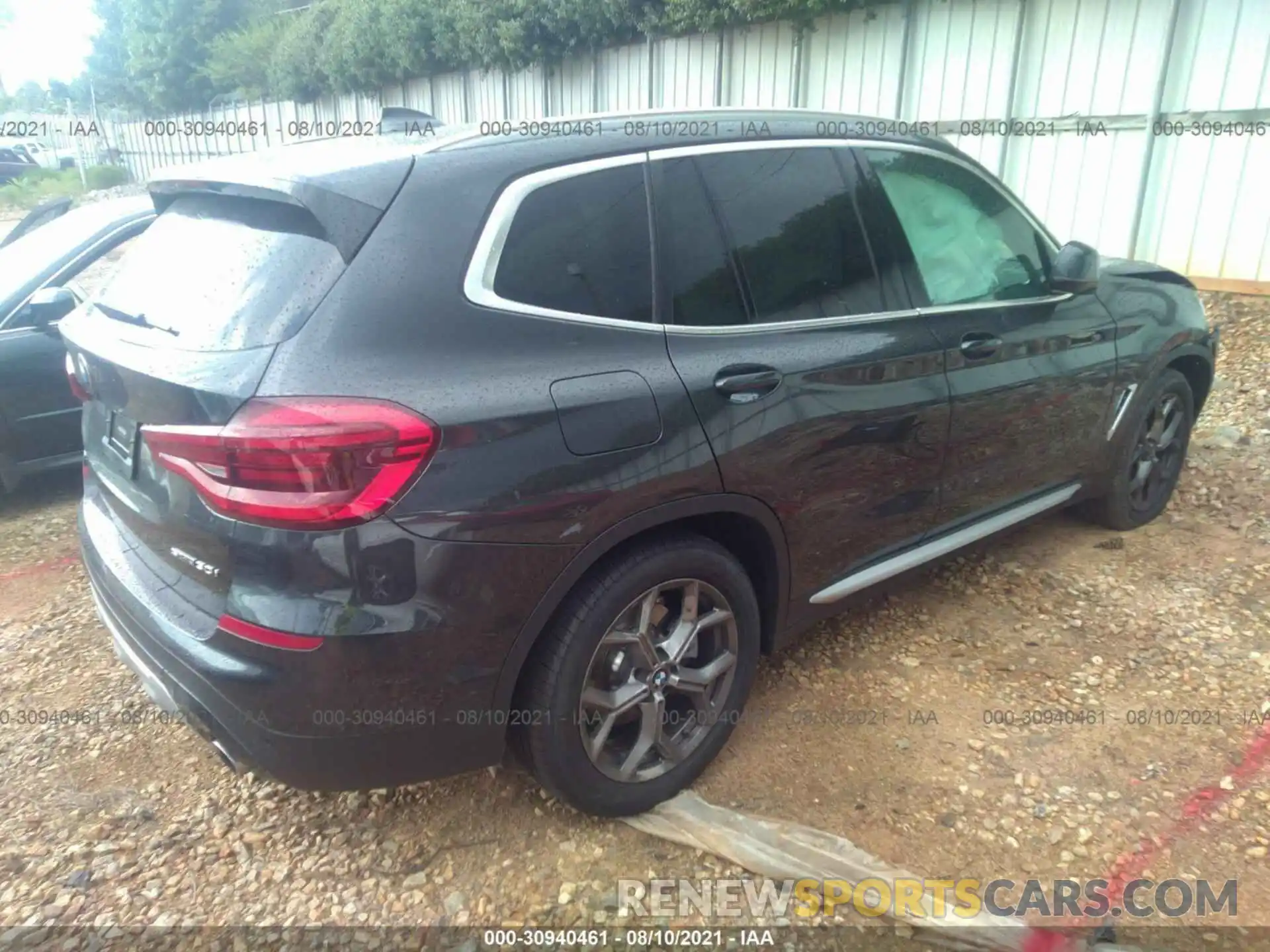 4 Фотография поврежденного автомобиля 5UXTY3C08M9G65900 BMW X3 2021