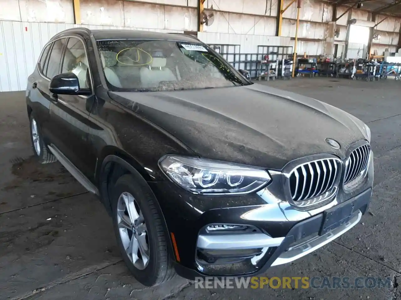 1 Photograph of a damaged car 5UXTY3C08M9H40451 BMW X3 2021