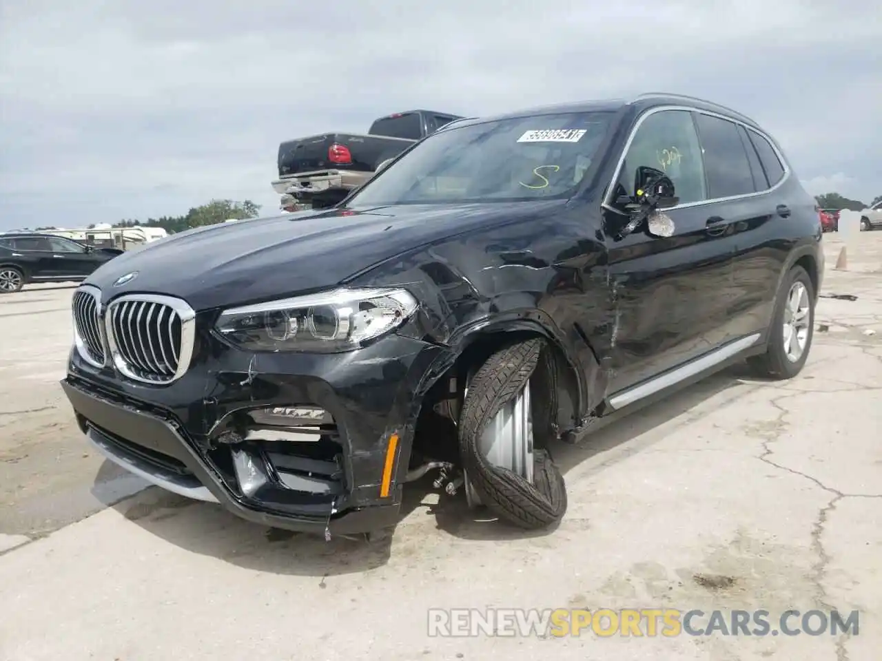 2 Photograph of a damaged car 5UXTY3C08M9H46220 BMW X3 2021