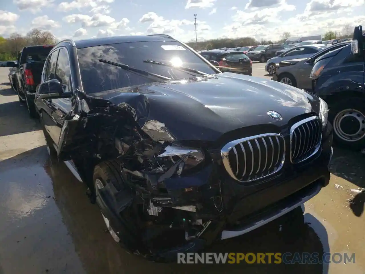 1 Photograph of a damaged car 5UXTY3C08M9H99502 BMW X3 2021