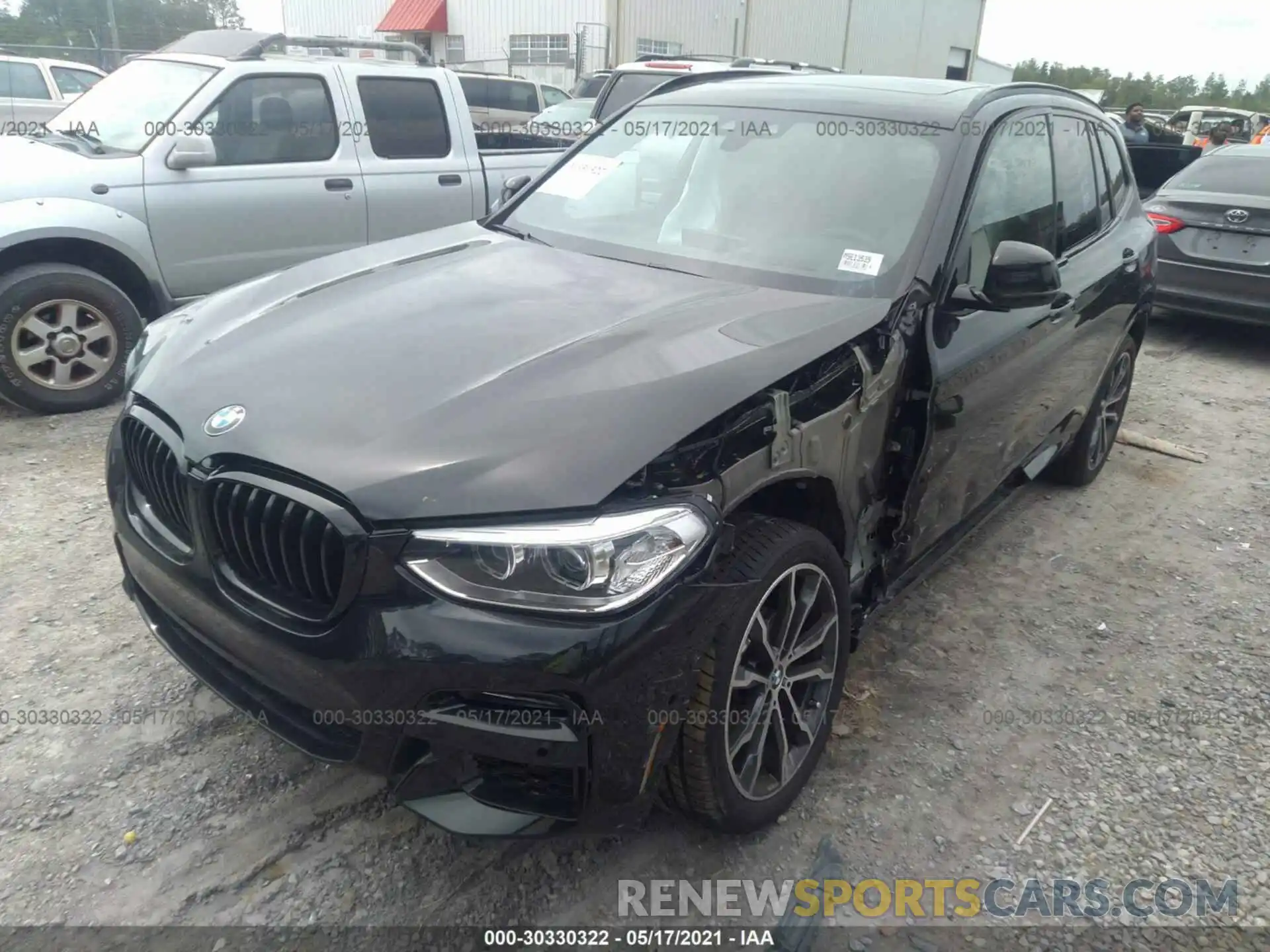 2 Фотография поврежденного автомобиля 5UXTY3C09M9E13539 BMW X3 2021