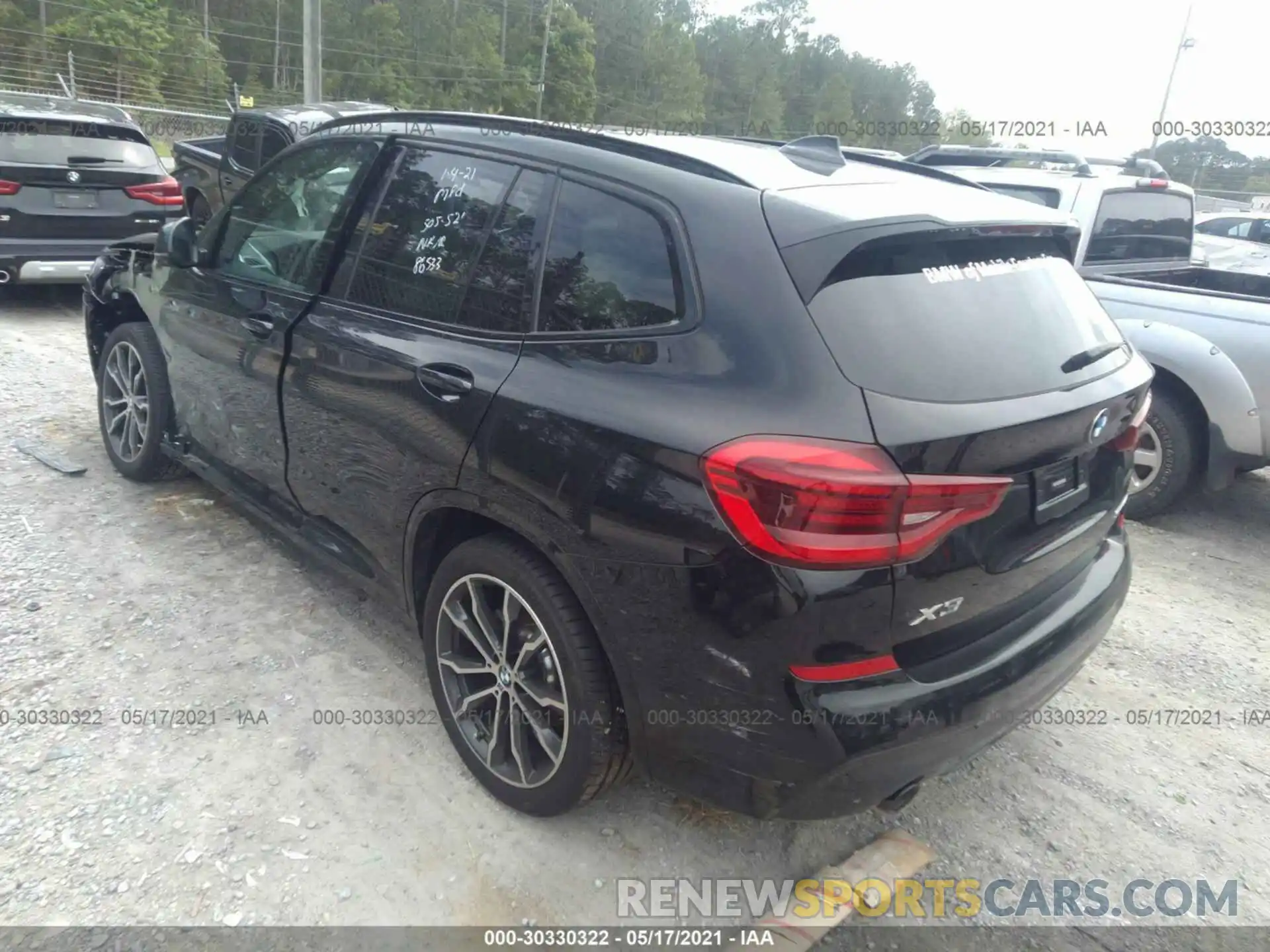 3 Фотография поврежденного автомобиля 5UXTY3C09M9E13539 BMW X3 2021