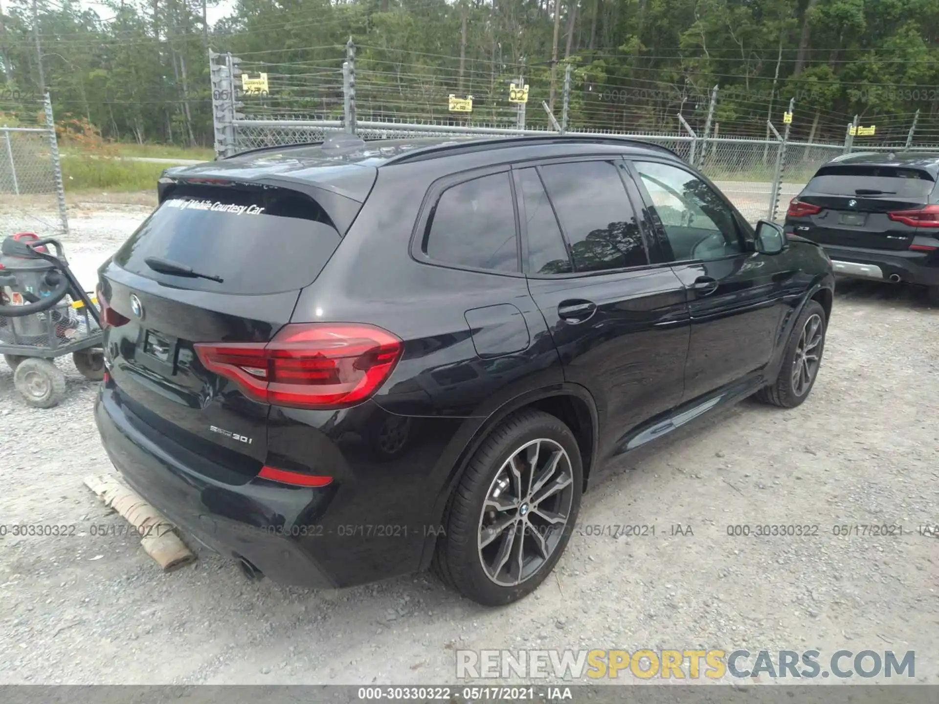 4 Фотография поврежденного автомобиля 5UXTY3C09M9E13539 BMW X3 2021