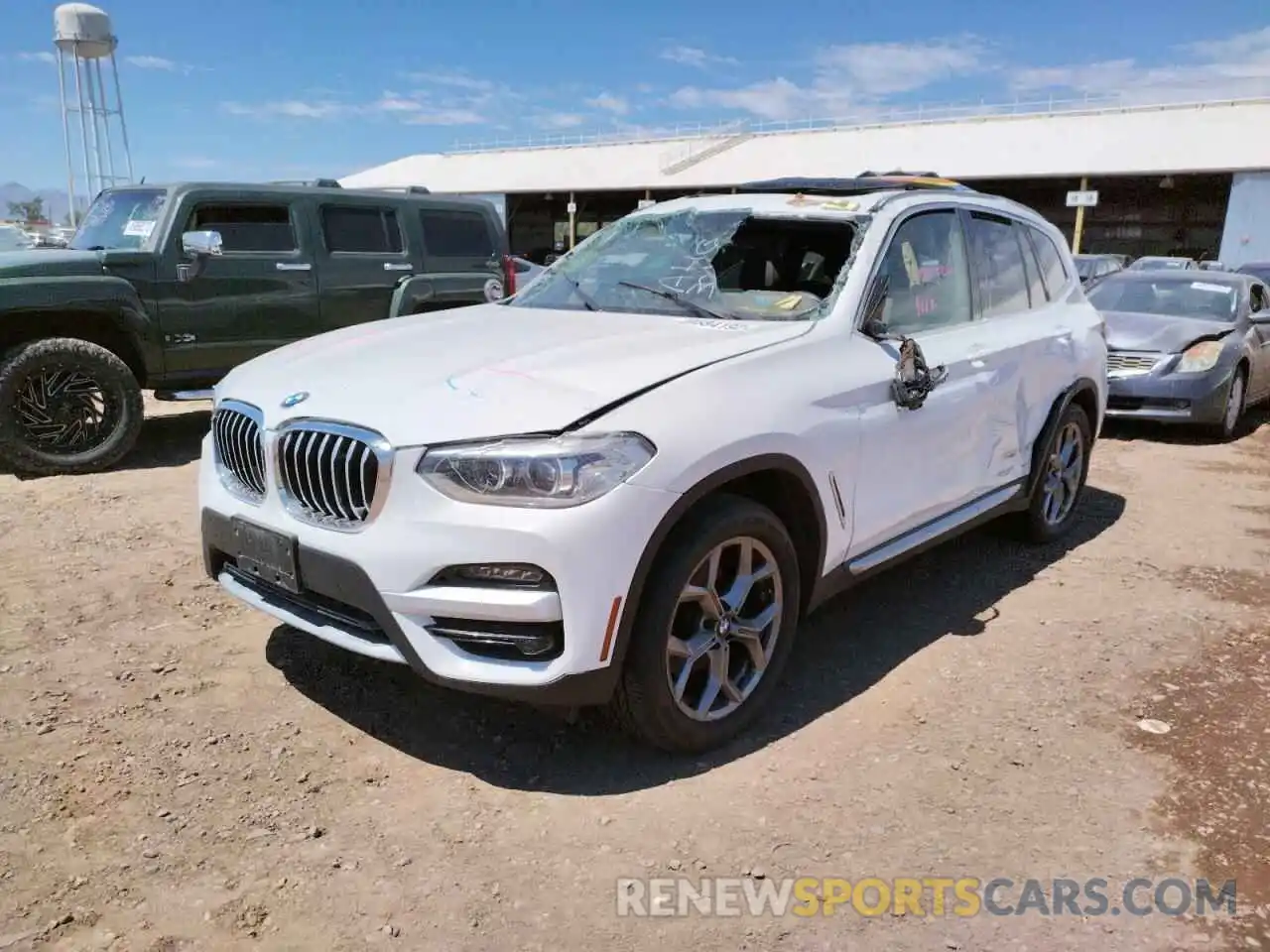 9 Фотография поврежденного автомобиля 5UXTY3C09M9F00566 BMW X3 2021