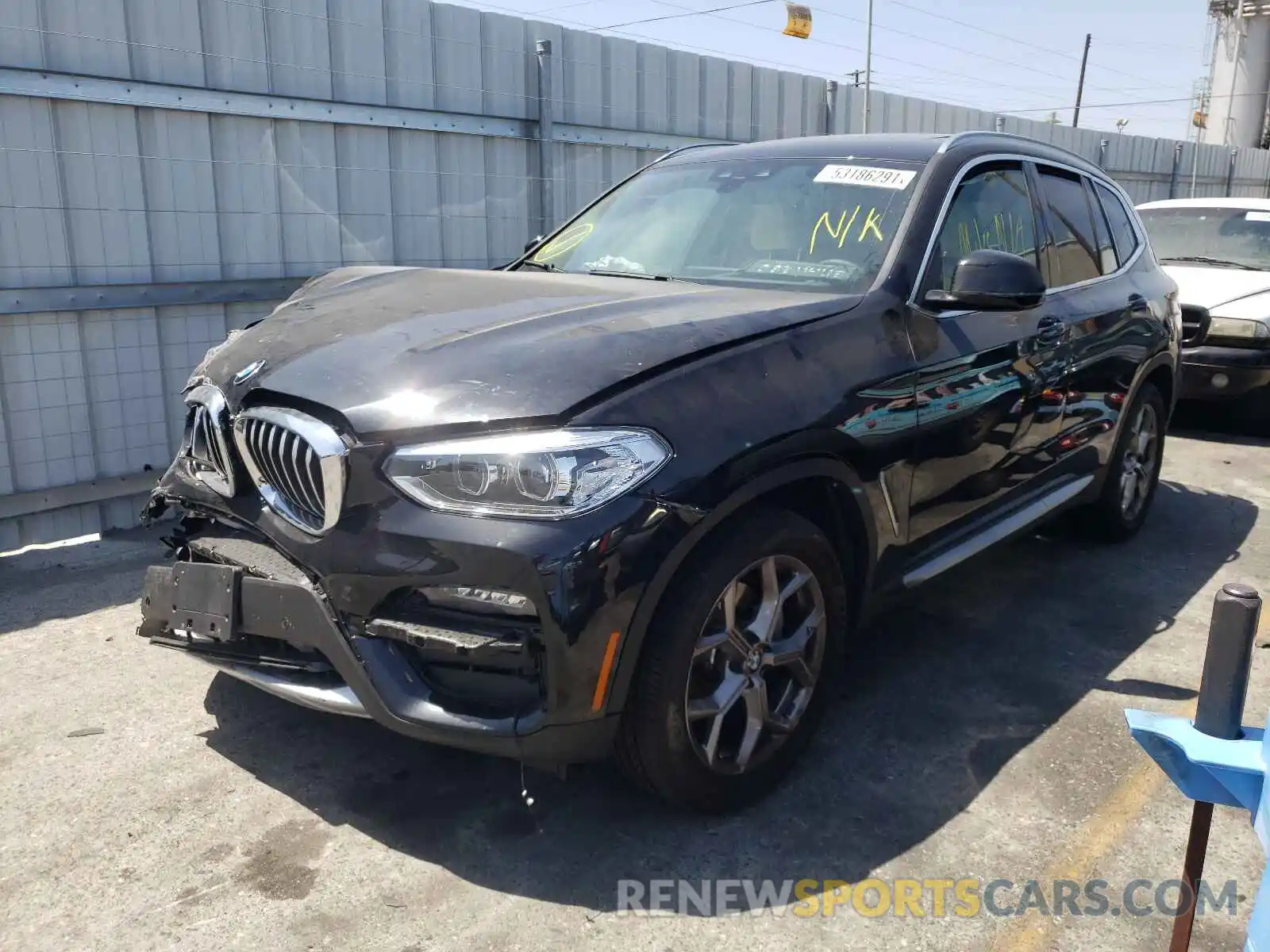 2 Photograph of a damaged car 5UXTY3C09M9F05198 BMW X3 2021