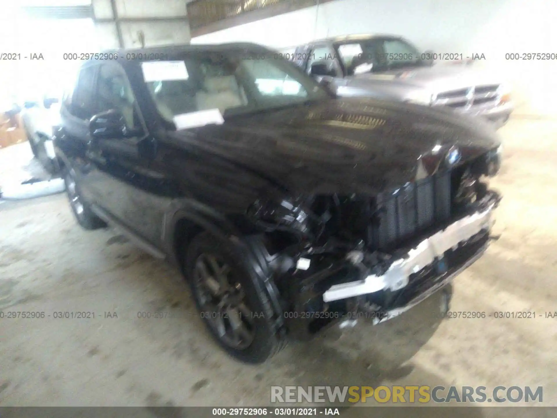 1 Photograph of a damaged car 5UXTY3C09M9F64915 BMW X3 2021