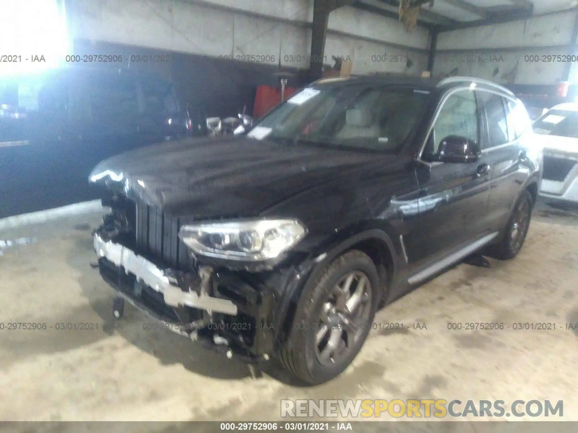 2 Photograph of a damaged car 5UXTY3C09M9F64915 BMW X3 2021