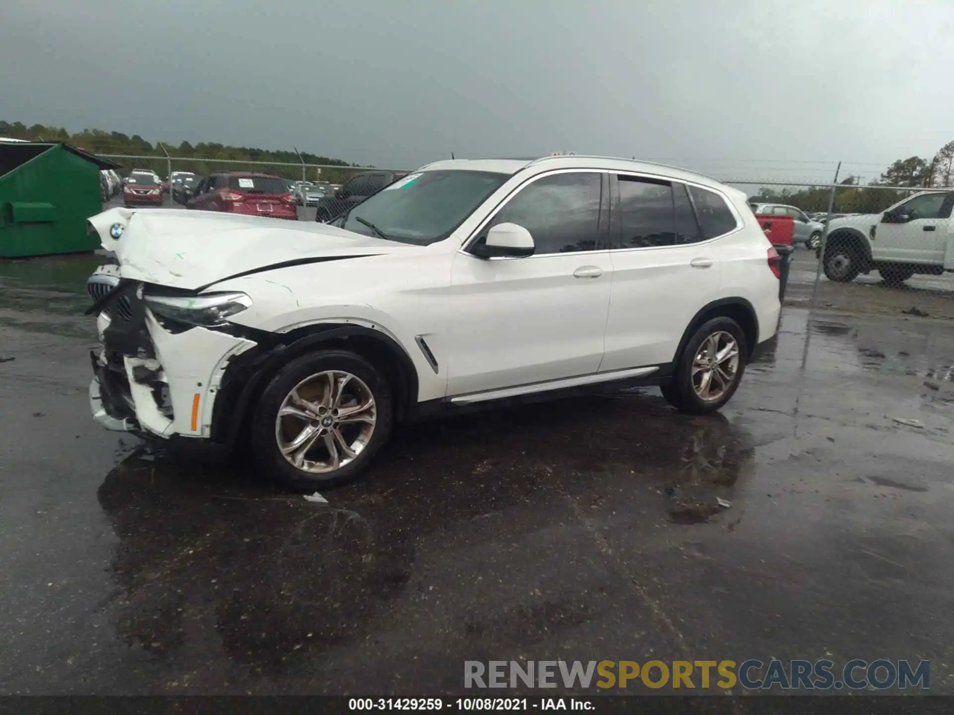 2 Фотография поврежденного автомобиля 5UXTY3C09M9G14888 BMW X3 2021