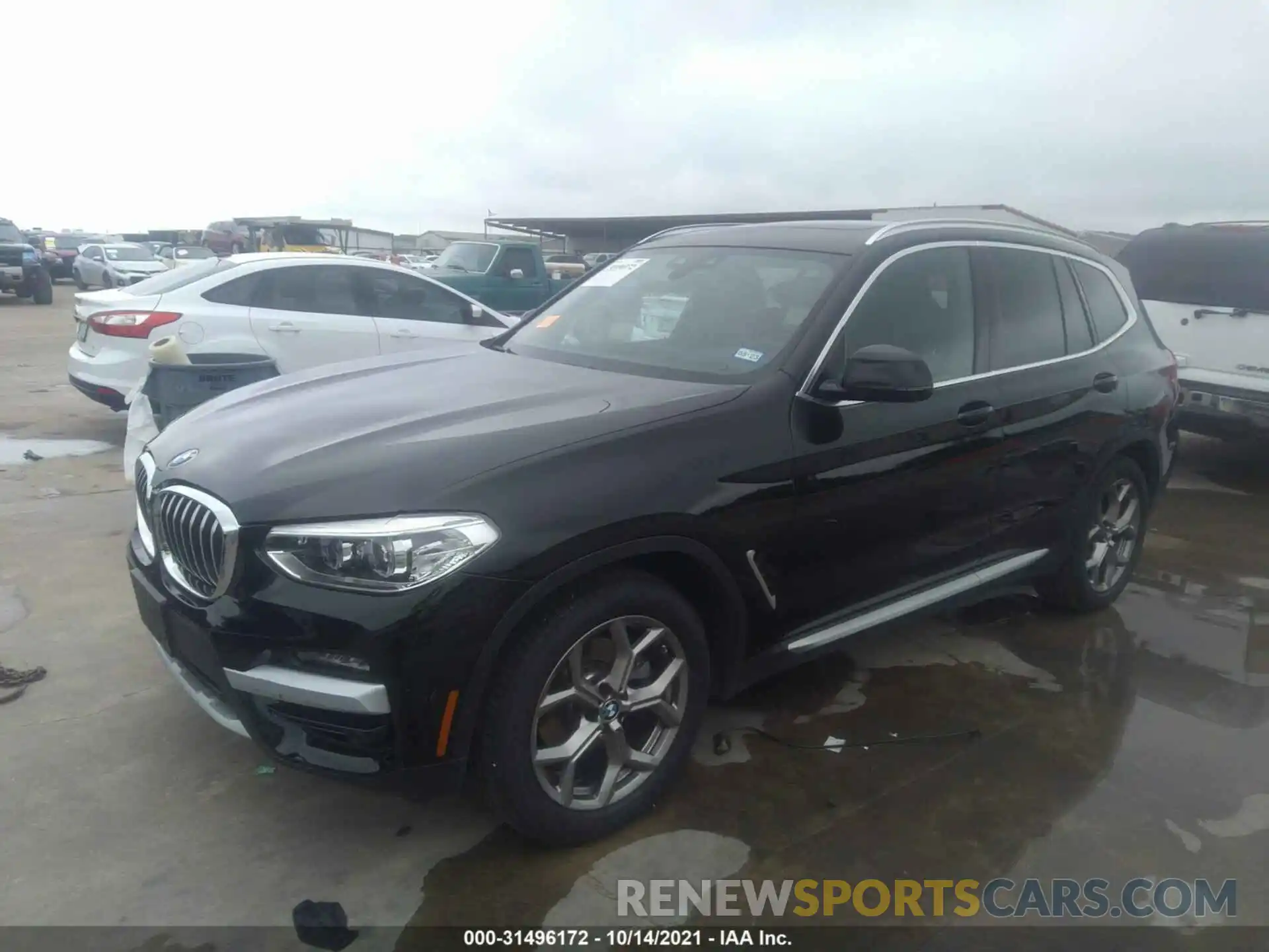 2 Photograph of a damaged car 5UXTY3C09M9H24632 BMW X3 2021