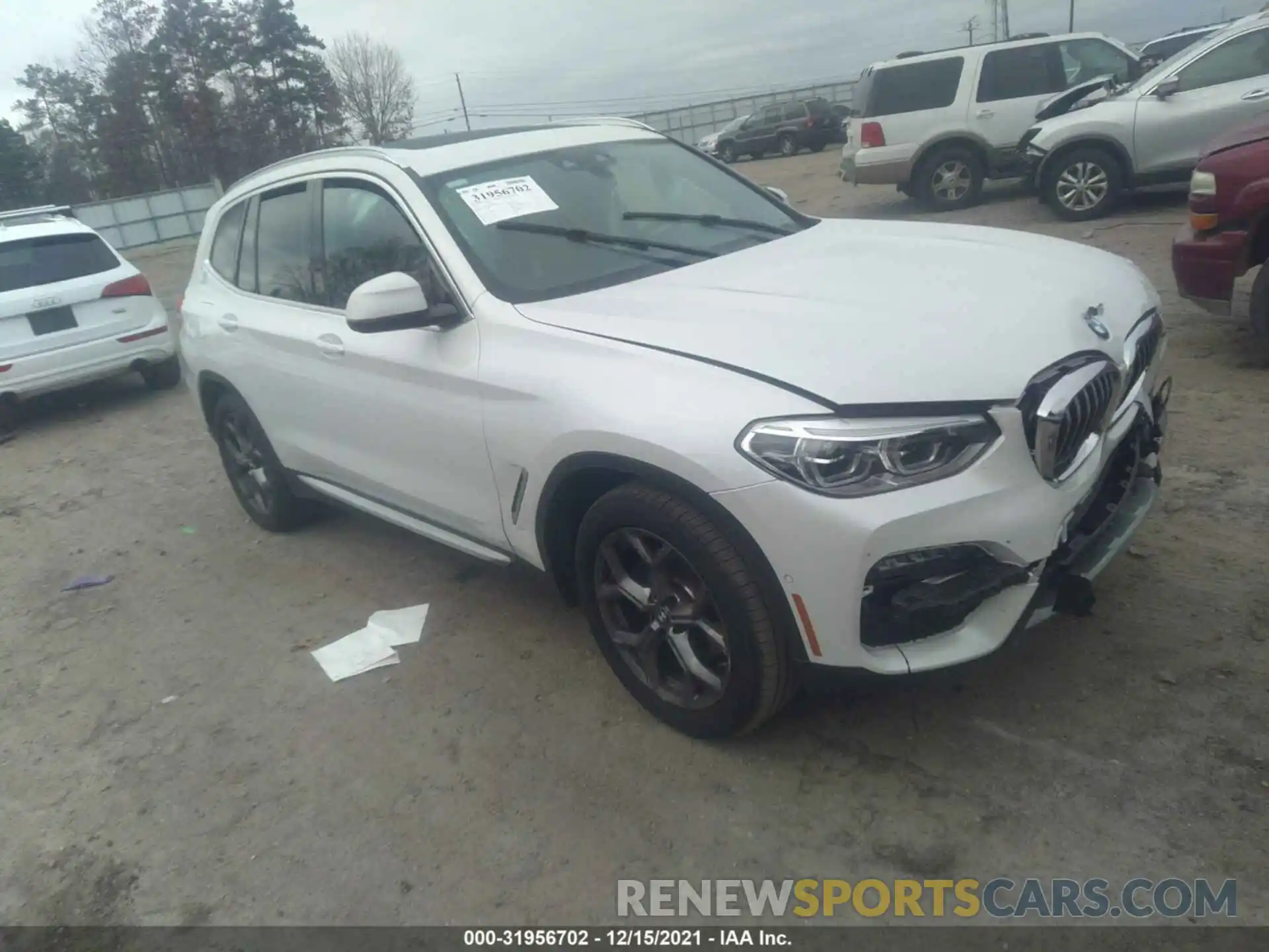 1 Photograph of a damaged car 5UXTY3C09M9H24999 BMW X3 2021