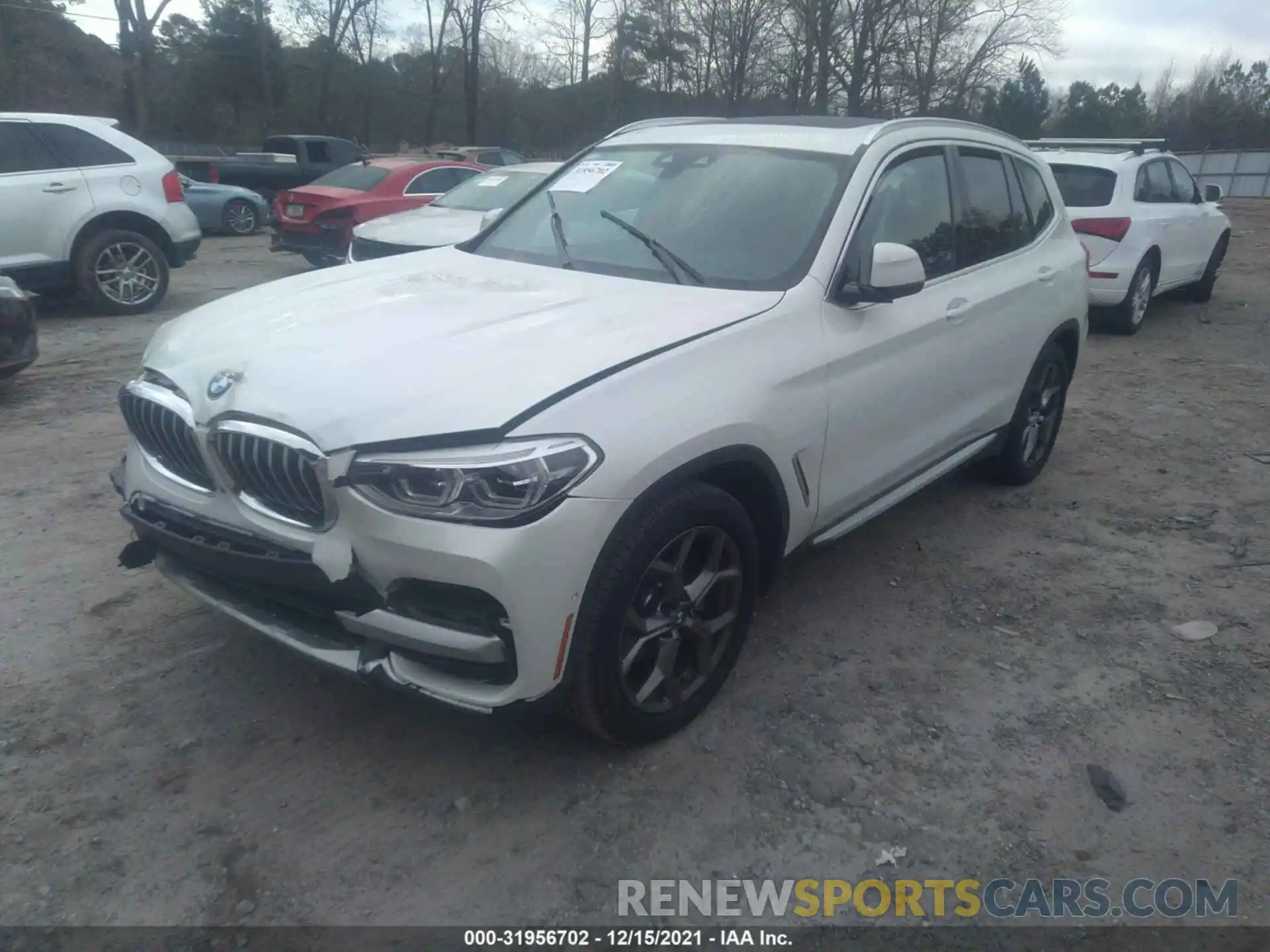 2 Photograph of a damaged car 5UXTY3C09M9H24999 BMW X3 2021