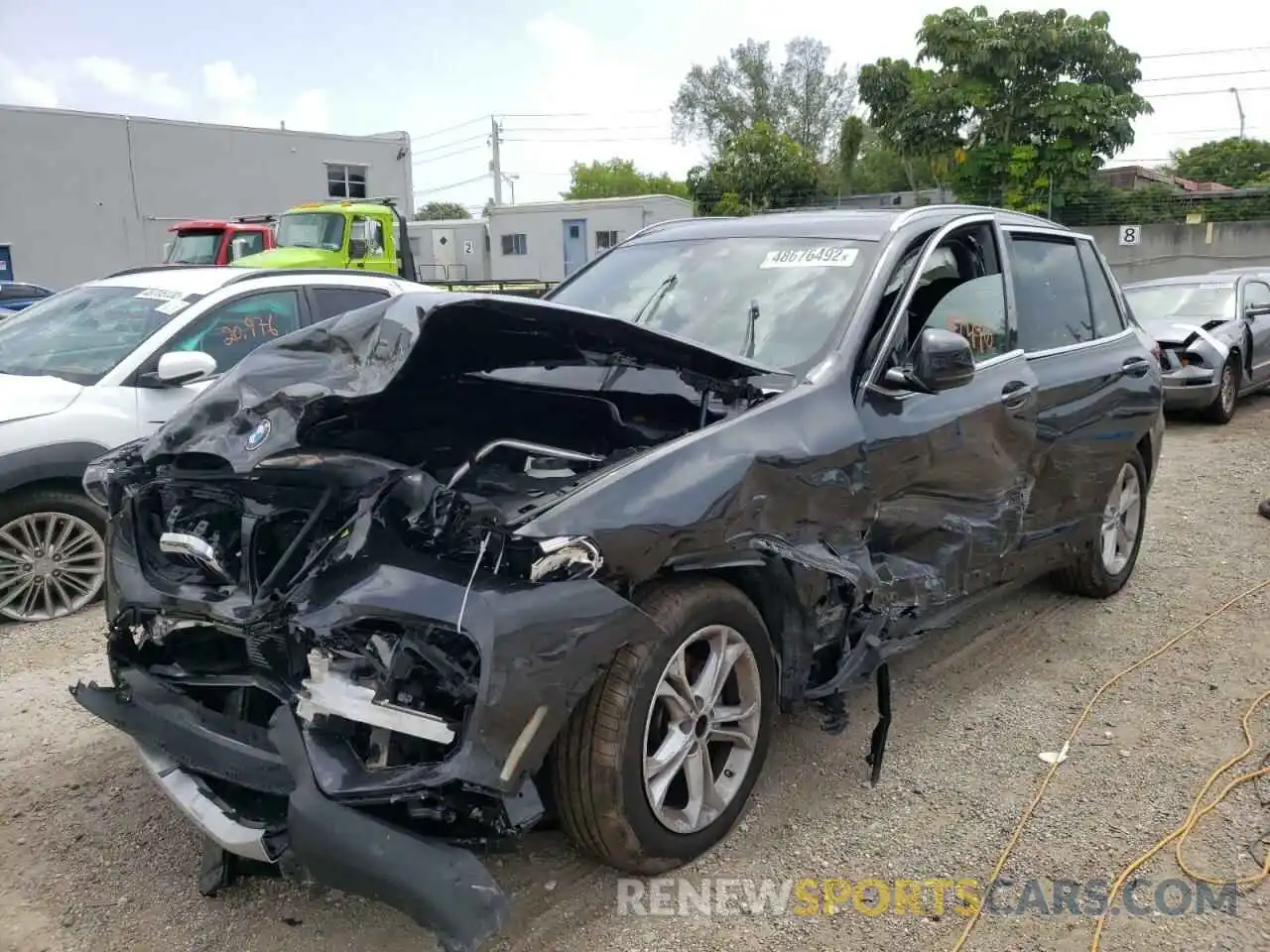 2 Photograph of a damaged car 5UXTY3C09M9H97290 BMW X3 2021