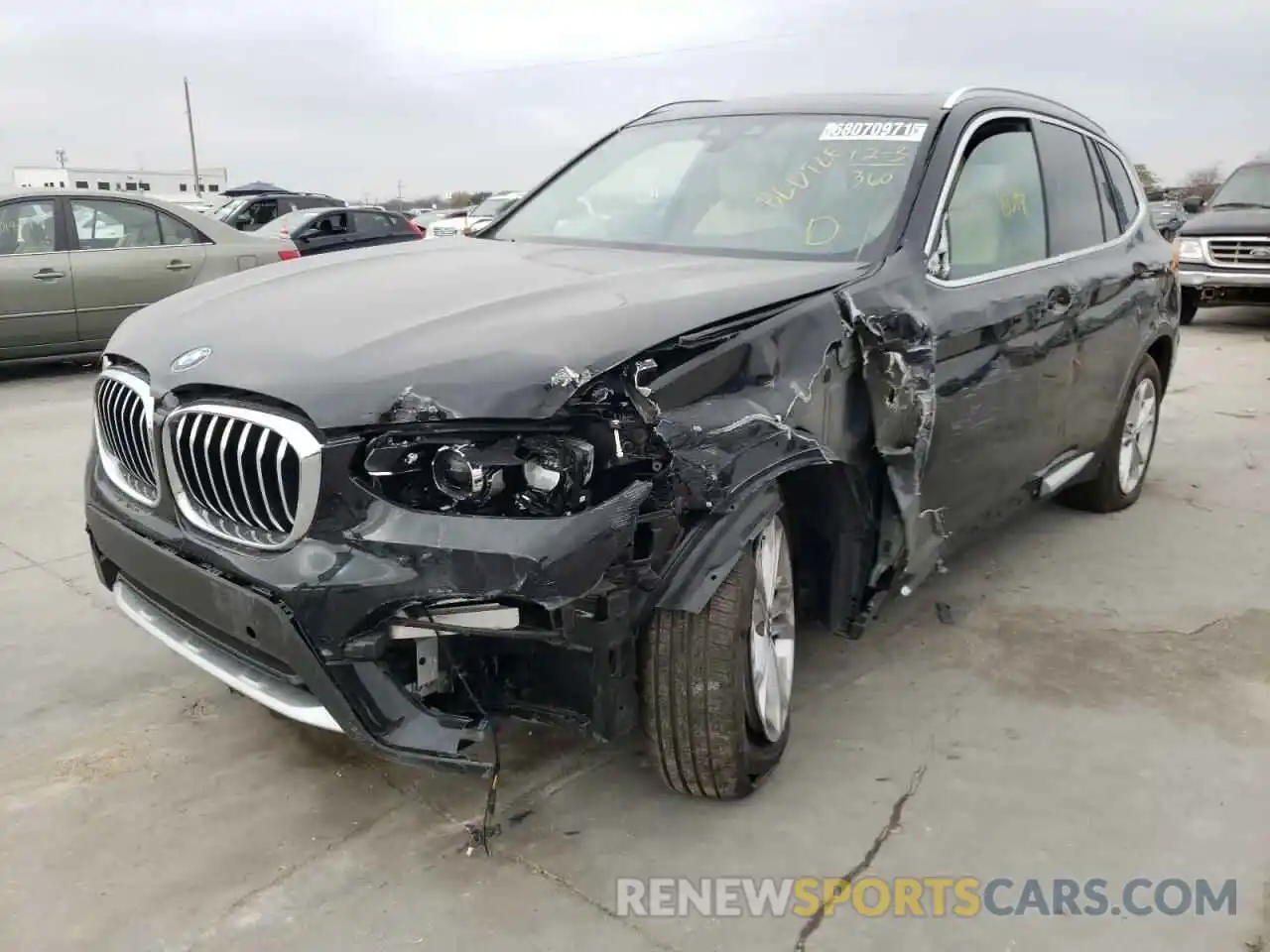 2 Photograph of a damaged car 5UXTY3C09M9H99122 BMW X3 2021