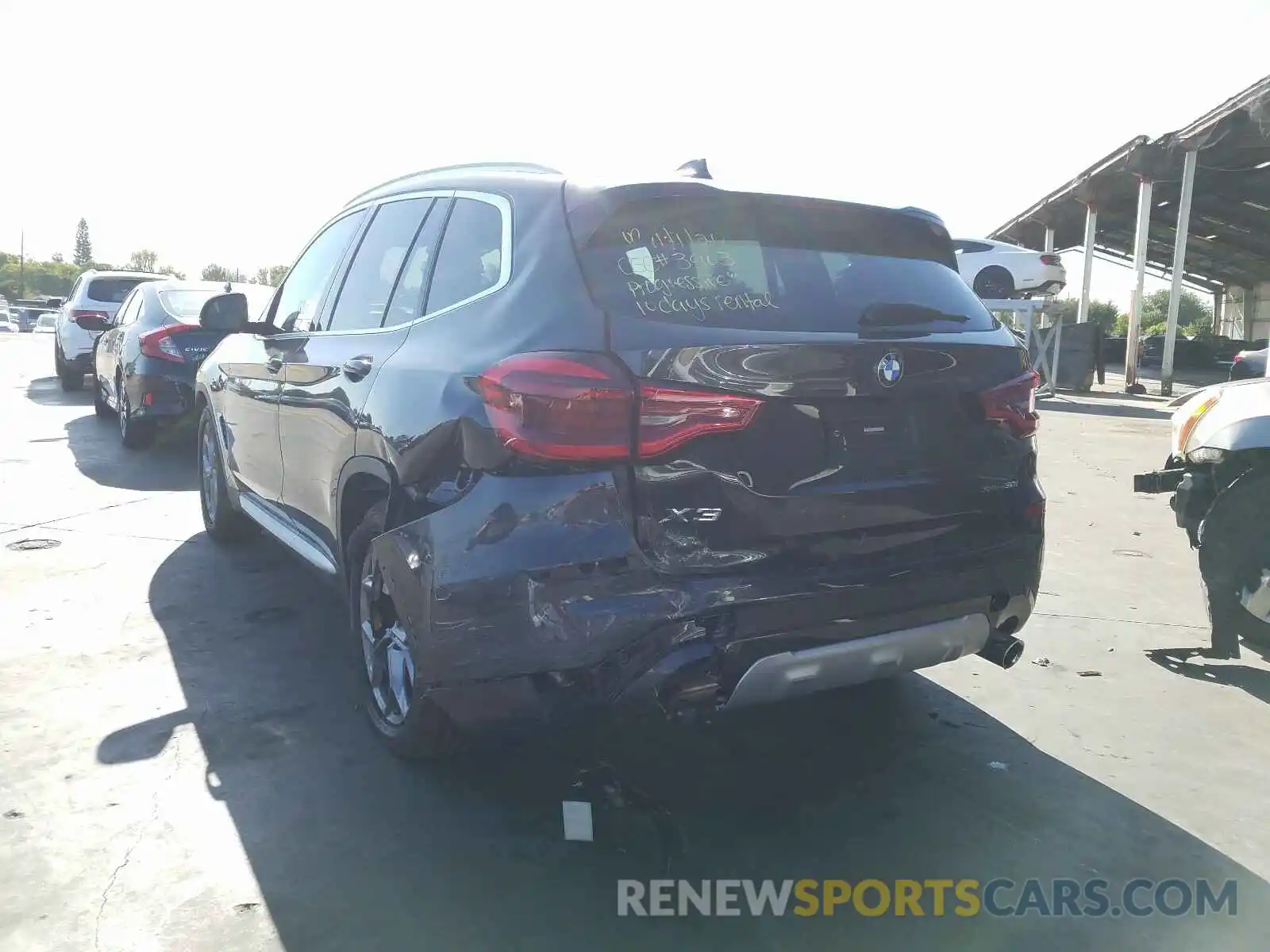 3 Photograph of a damaged car 5UXTY3C0XM9D79370 BMW X3 2021