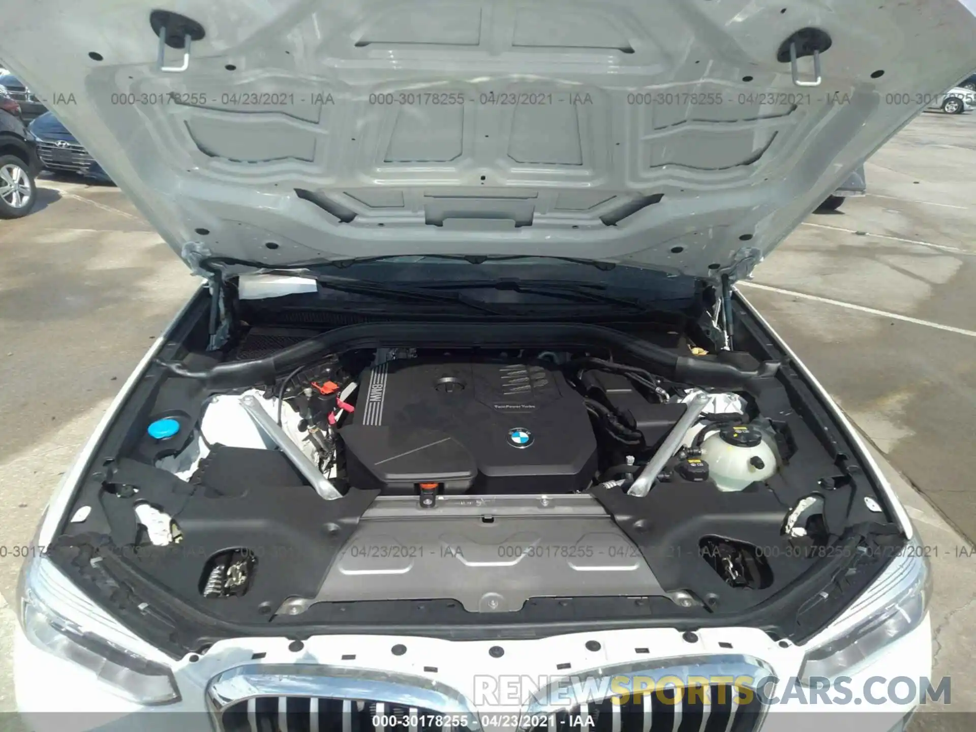 10 Фотография поврежденного автомобиля 5UXTY3C0XM9E84233 BMW X3 2021