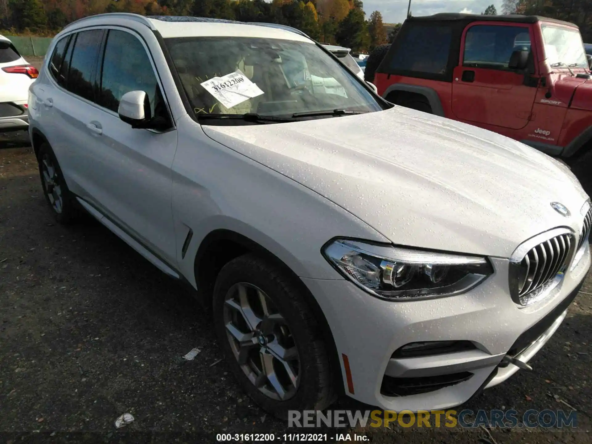 1 Photograph of a damaged car 5UXTY3C0XM9F07087 BMW X3 2021