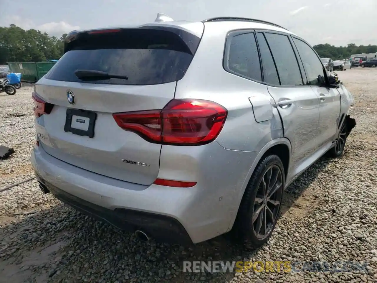 4 Фотография поврежденного автомобиля 5UXTY3C0XM9G53845 BMW X3 2021